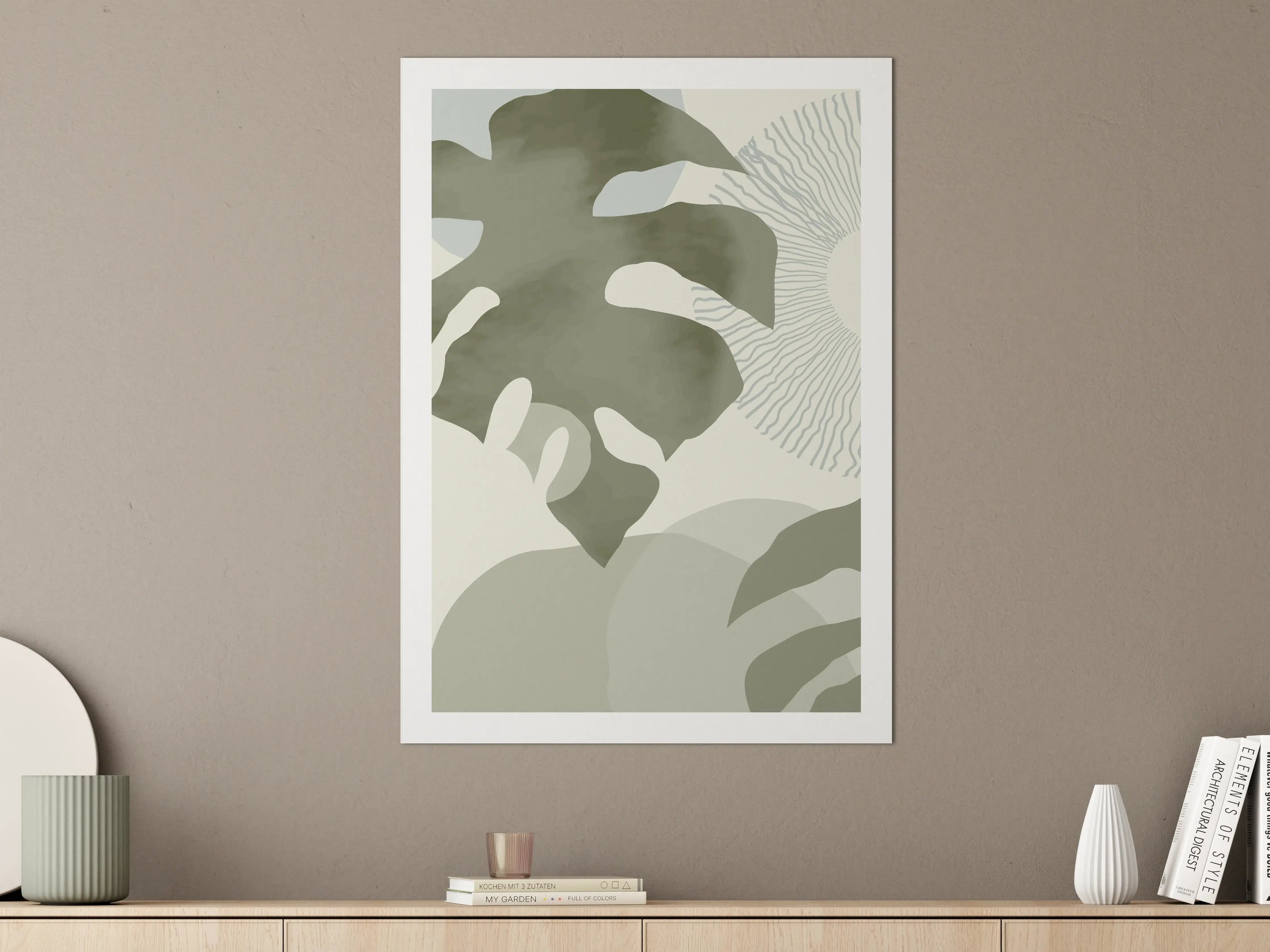 Große Wandbilder - Industrieller Beton mit Grautönen