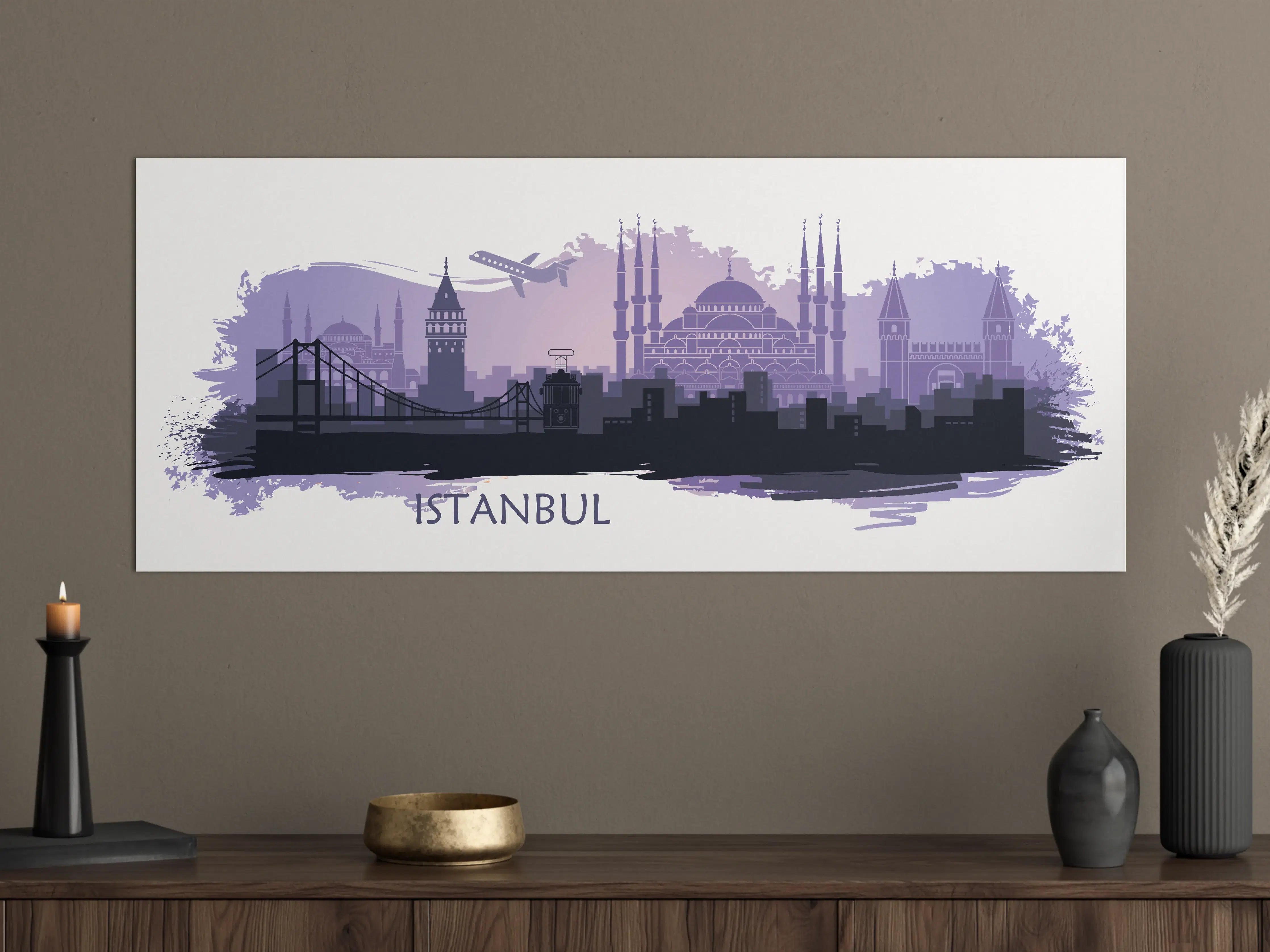 Große Wandbilder - Istanbul Skyline Panorama