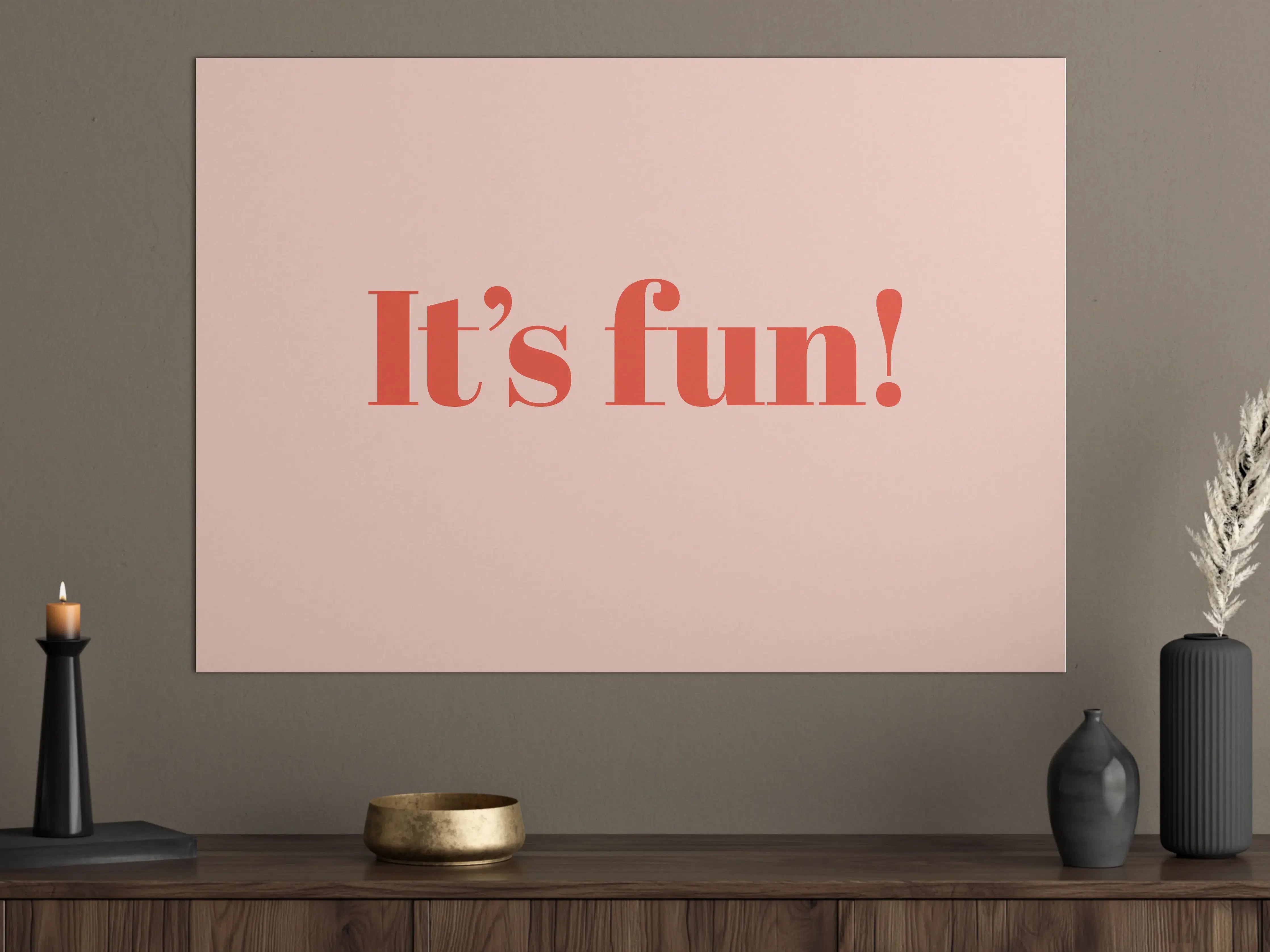 Große Wandbilder - It's Fun!