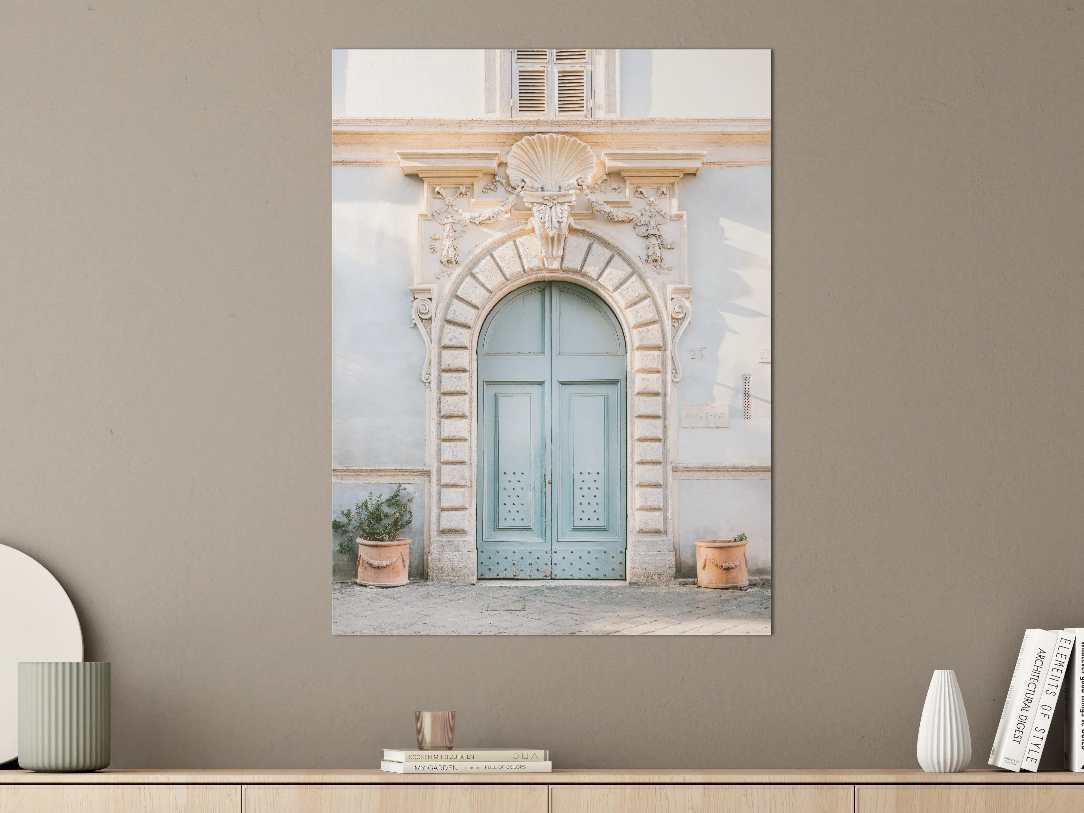 Große Wandbilder - Italienische Architektur - Tür