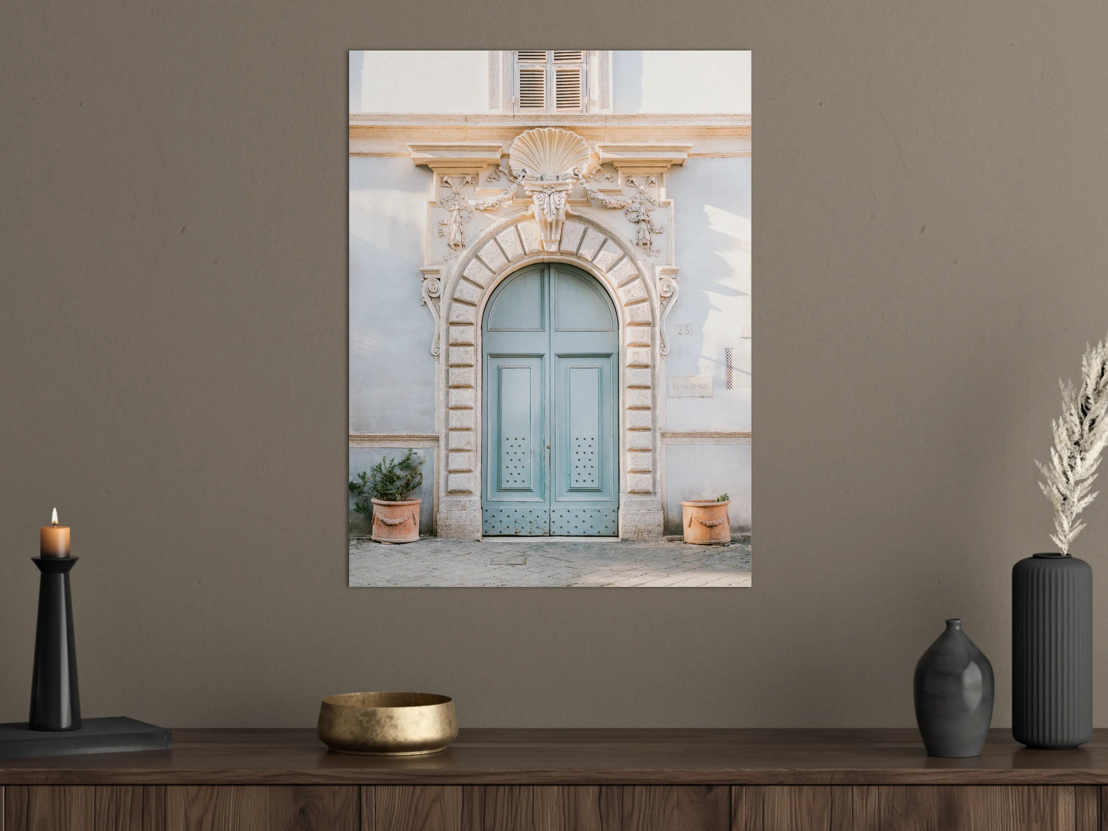 Große Wandbilder - Italienische Architektur - Tür