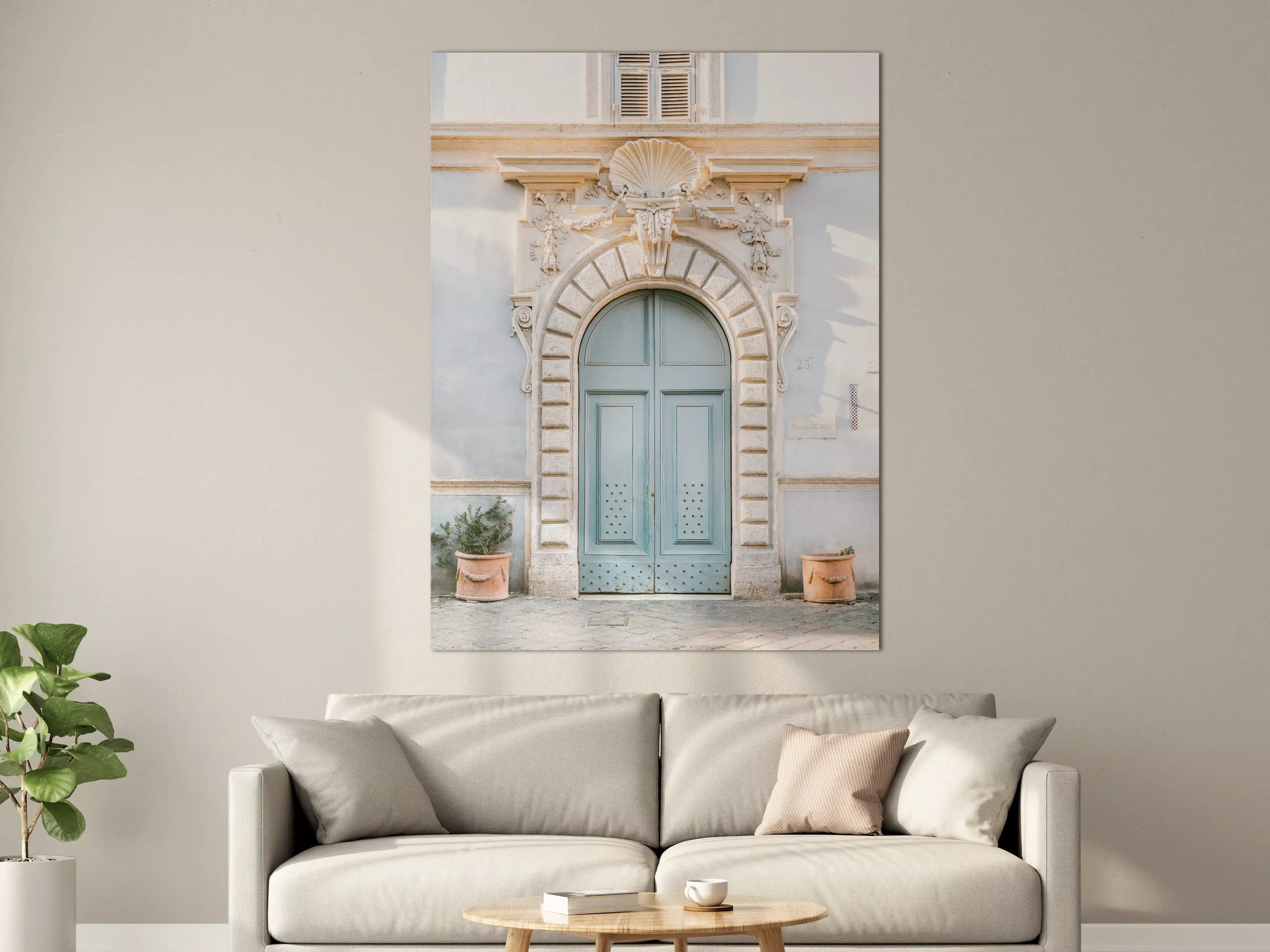 Große Wandbilder - Italienische Architektur - Tür