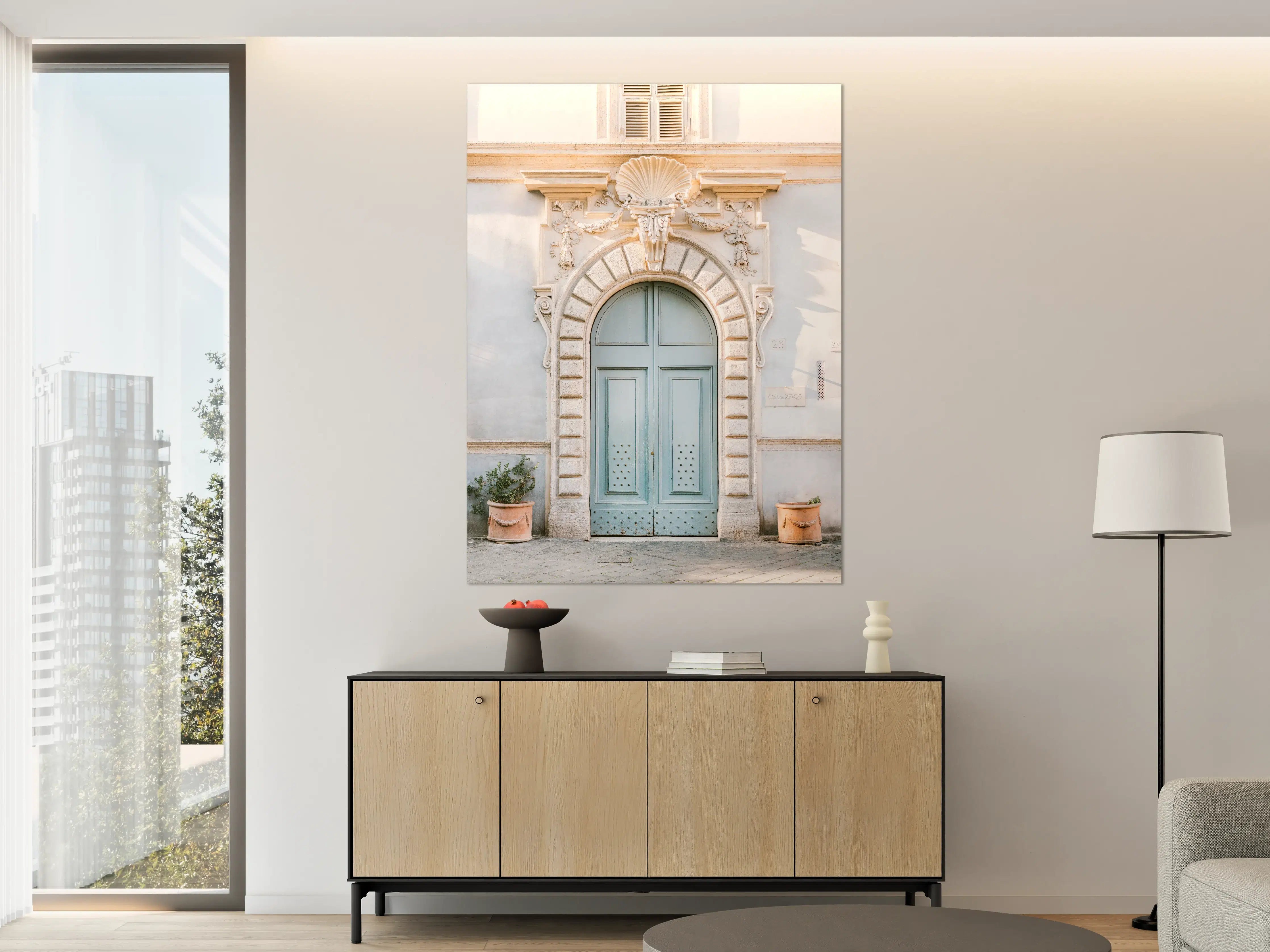 Große Wandbilder - Italienische Architektur - Tür