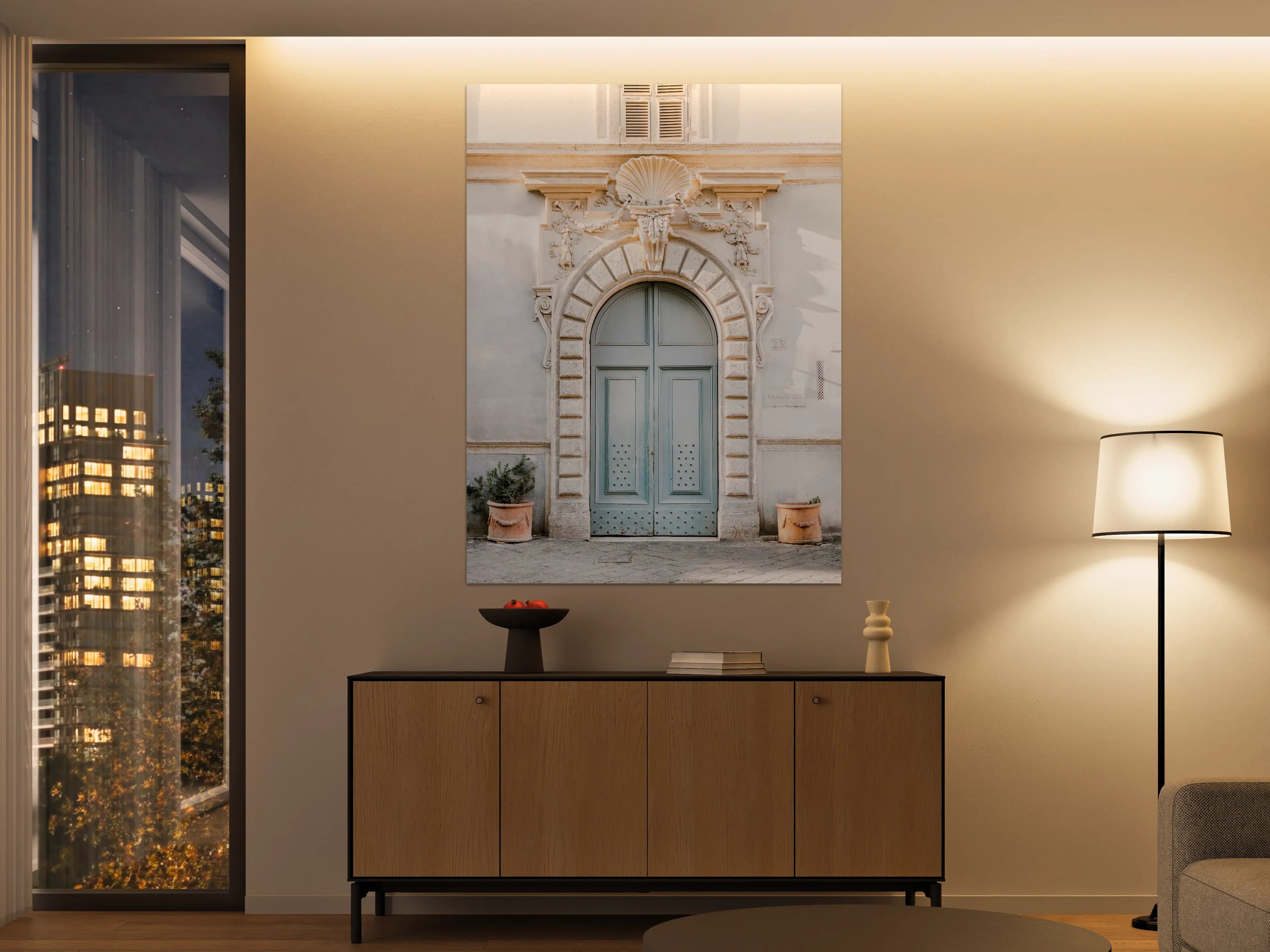 Große Wandbilder - Italienische Architektur - Tür