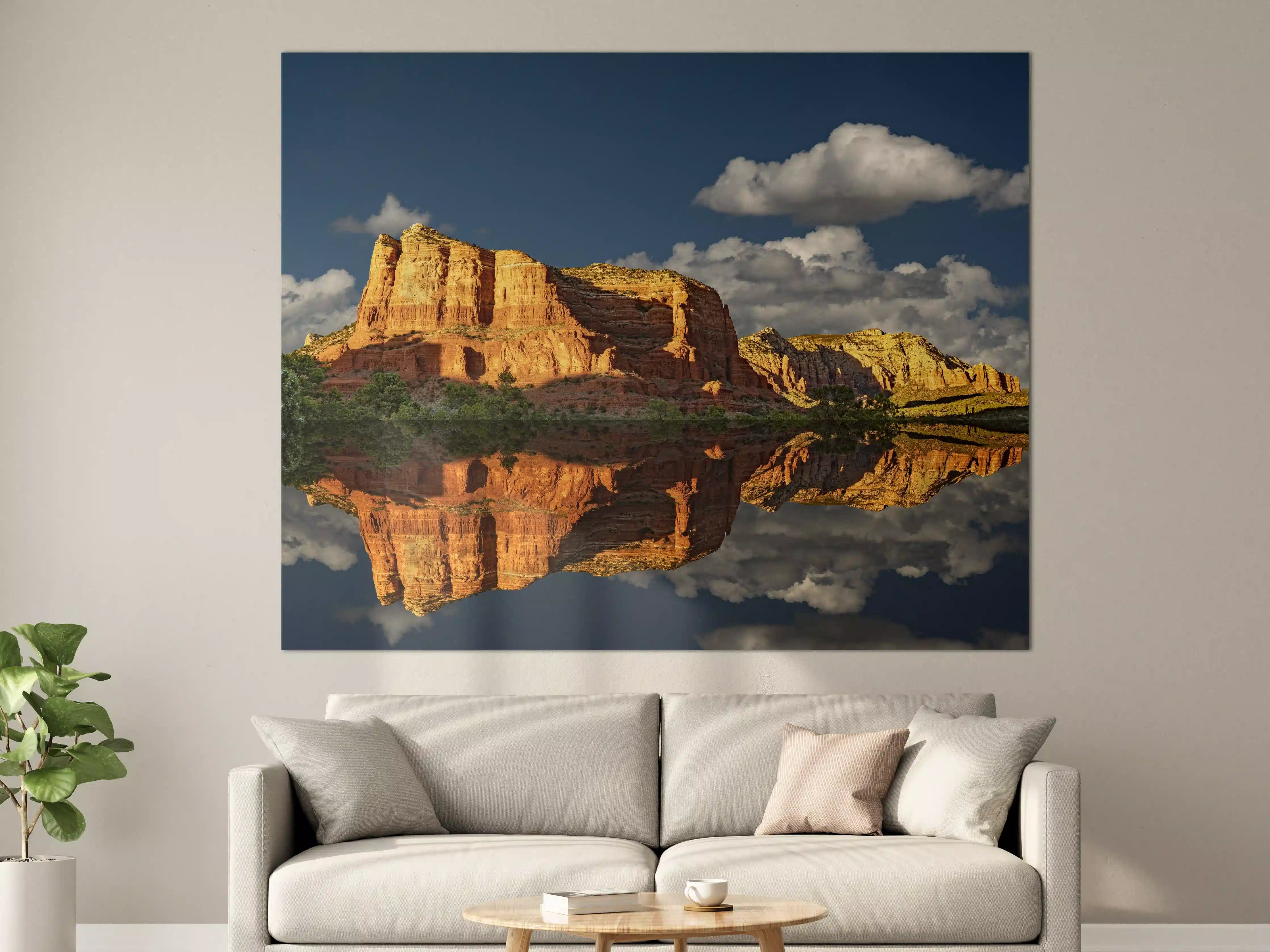 Große Wandbilder - Jack's Canyon mit Wasser Reflektion