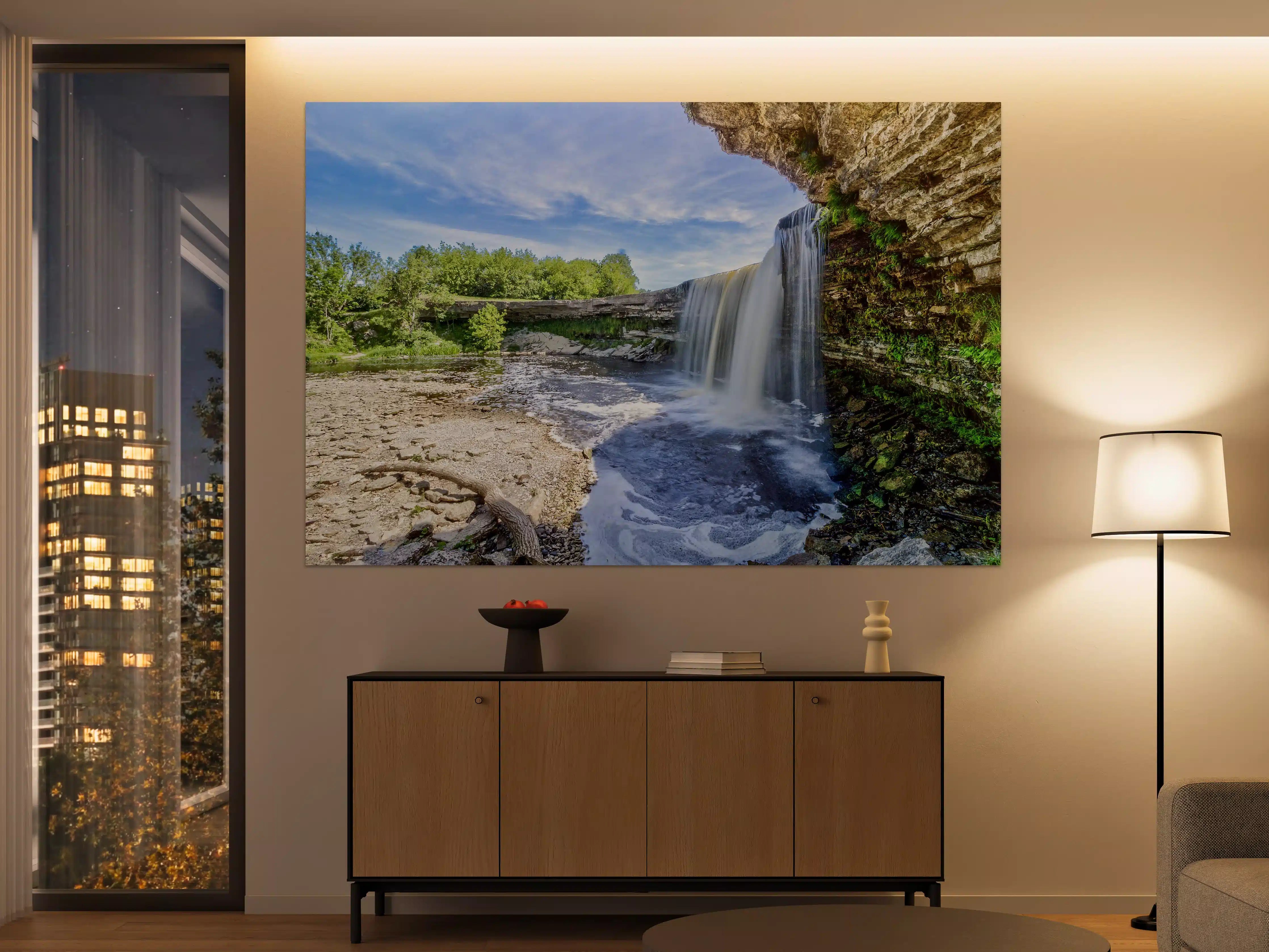 Große Wandbilder - Jagala Sommer Wasserfall