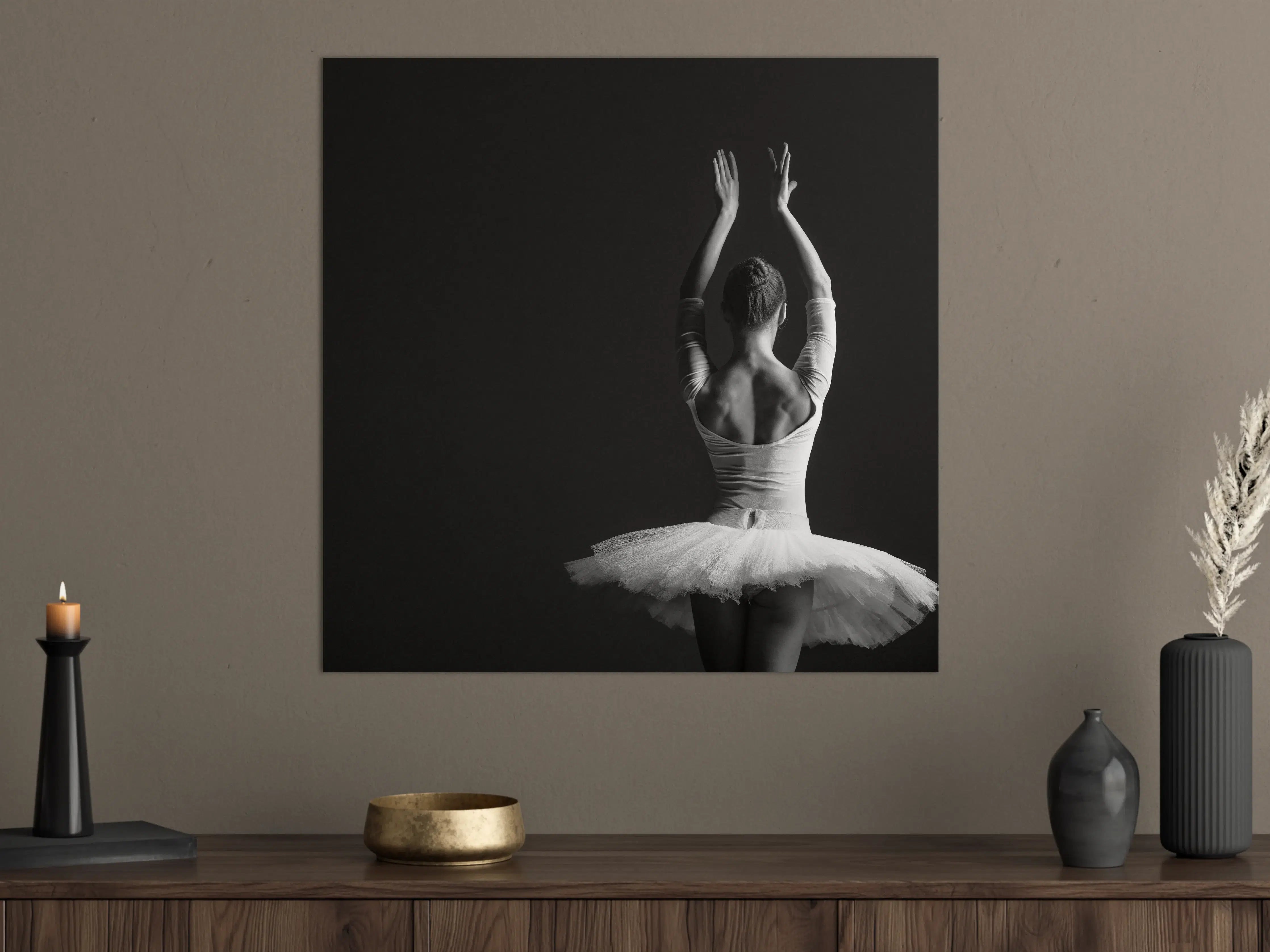 Große Wandbilder - Junge posierende Ballerina