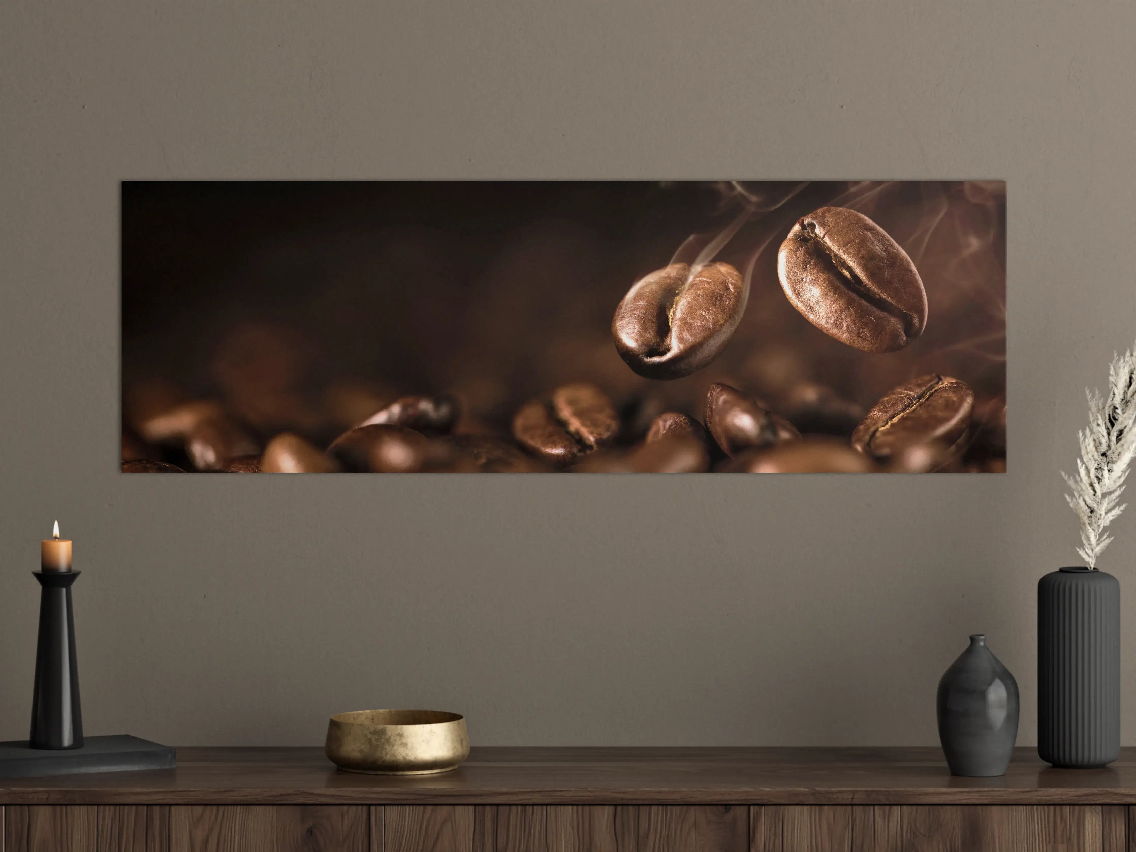 Große Wandbilder - Kaffeebohnen Nahaufnahme