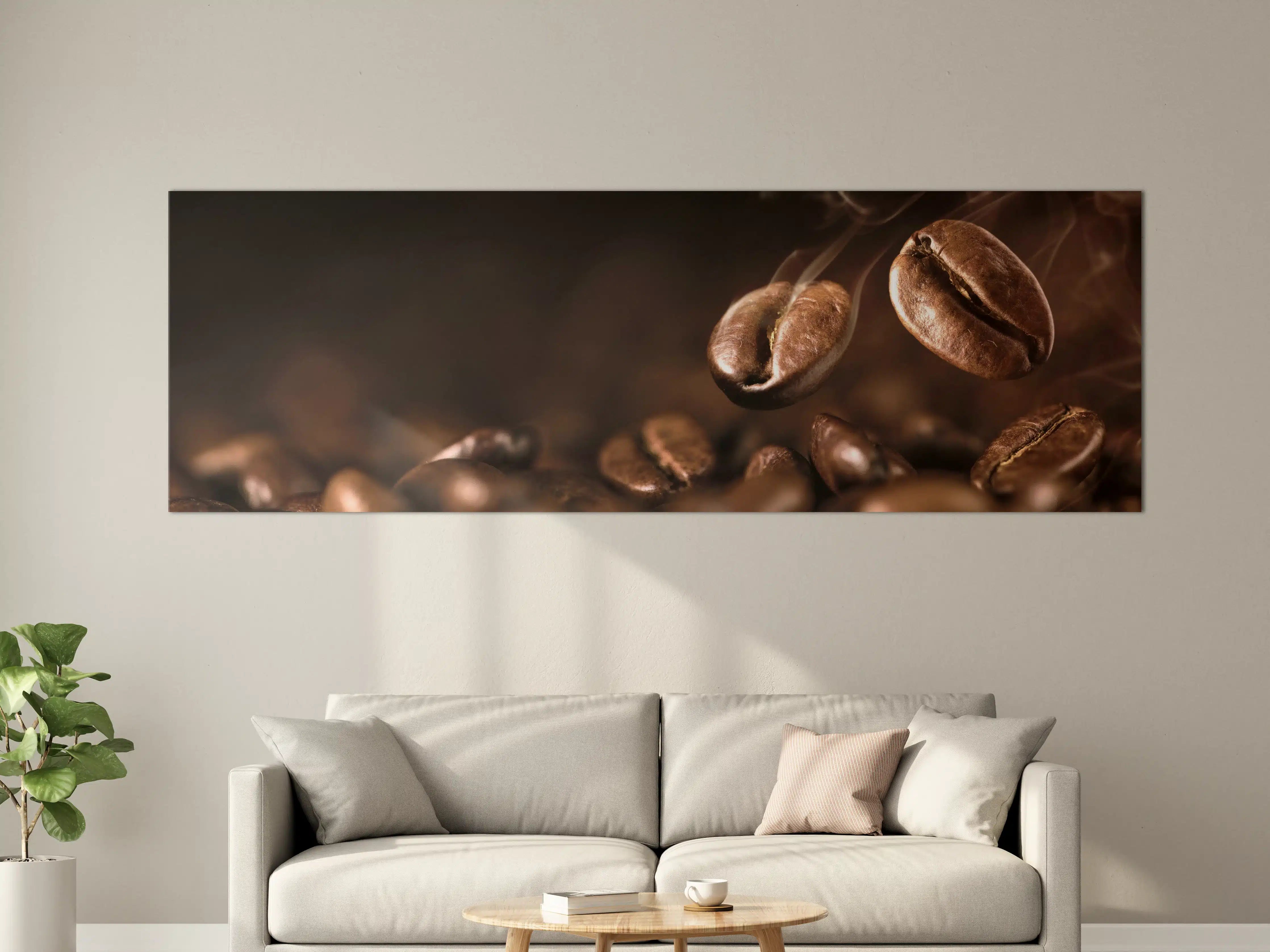 Große Wandbilder - Kaffeebohnen Nahaufnahme