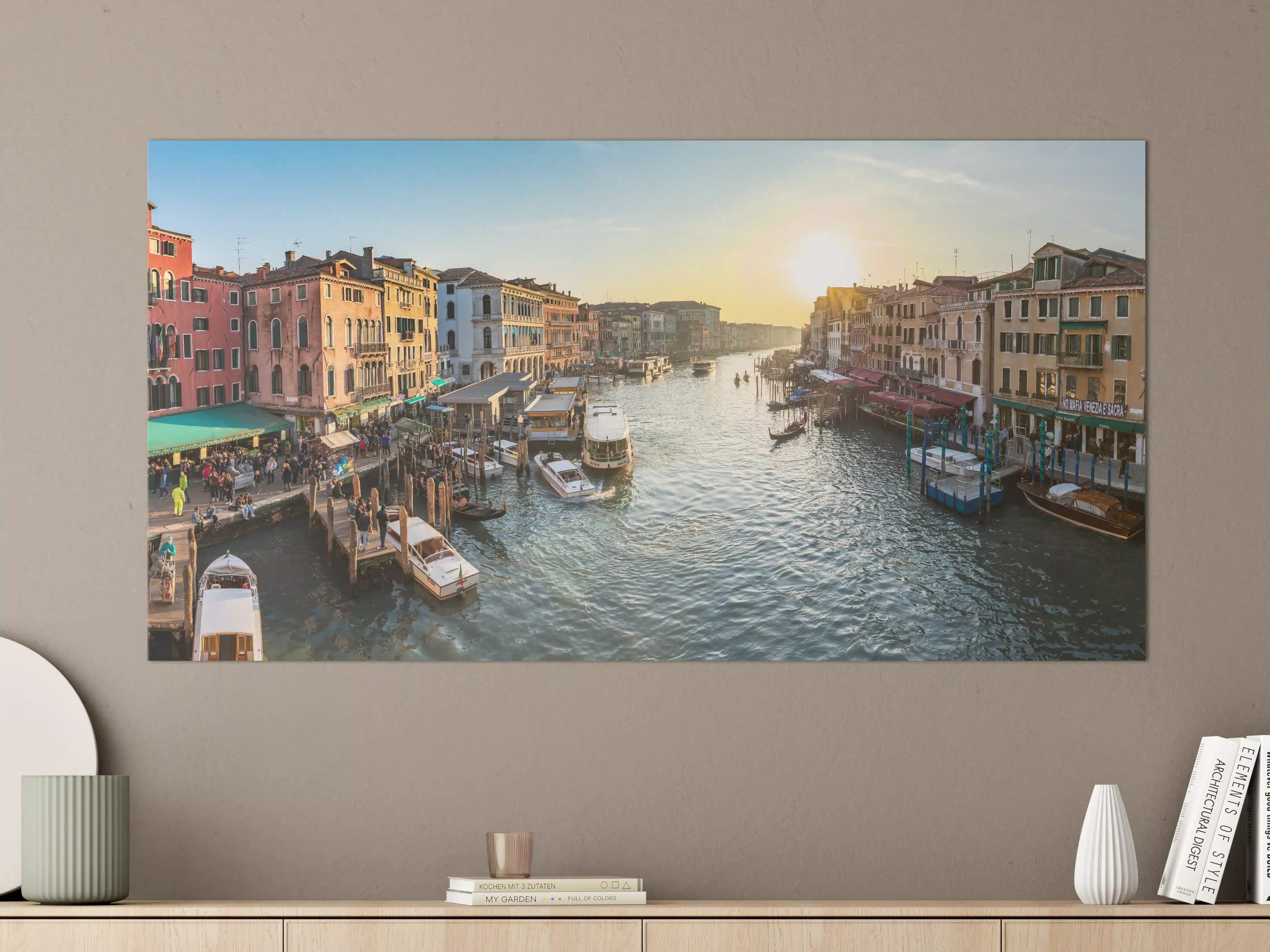 Große Wandbilder - Kanäle von Venedig - Italien
