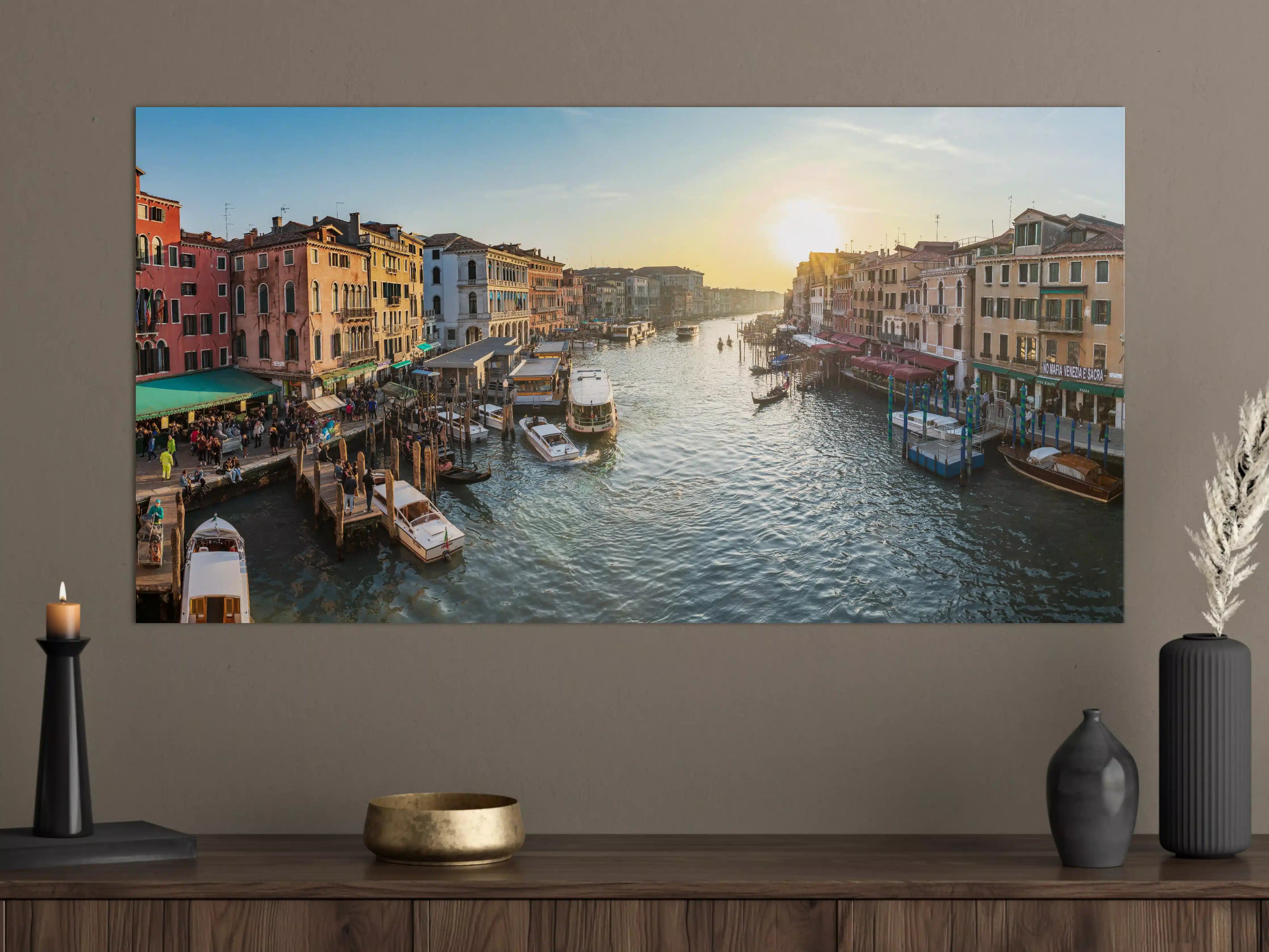 Große Wandbilder - Kanäle von Venedig - Italien