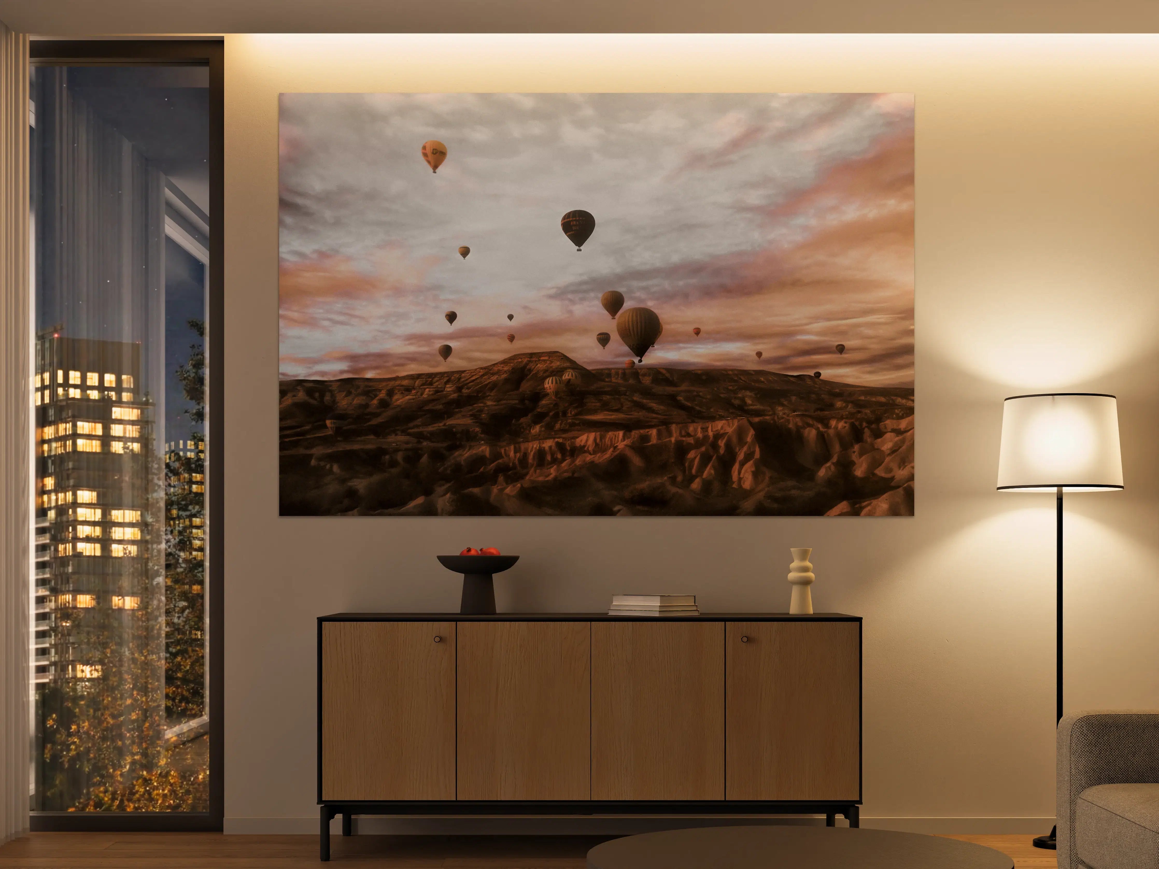 Große Wandbilder - Kappadokien - Heißluft Ballons