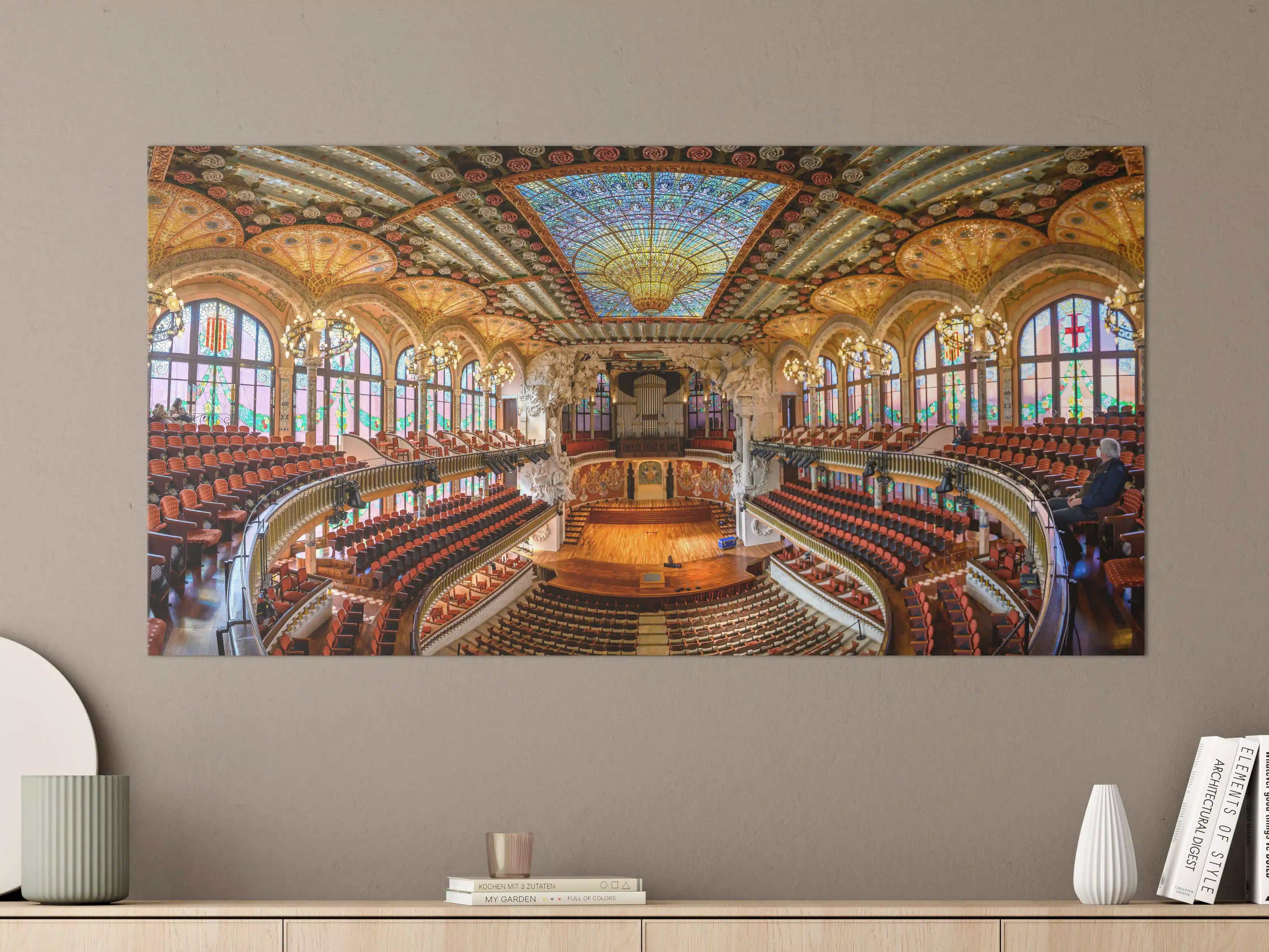 Große Wandbilder - Katalanischer Konzertsaal