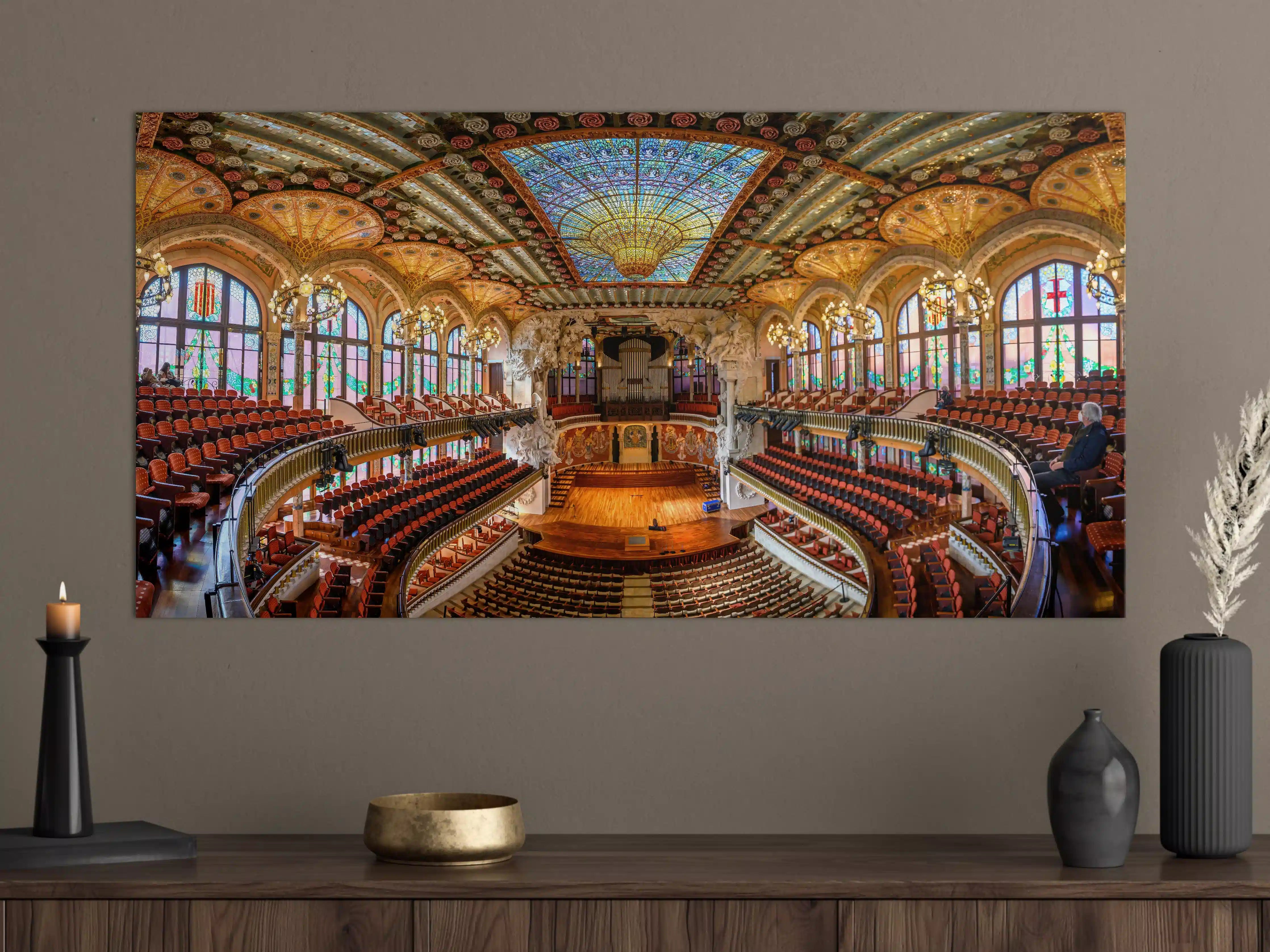 Große Wandbilder - Katalanischer Konzertsaal