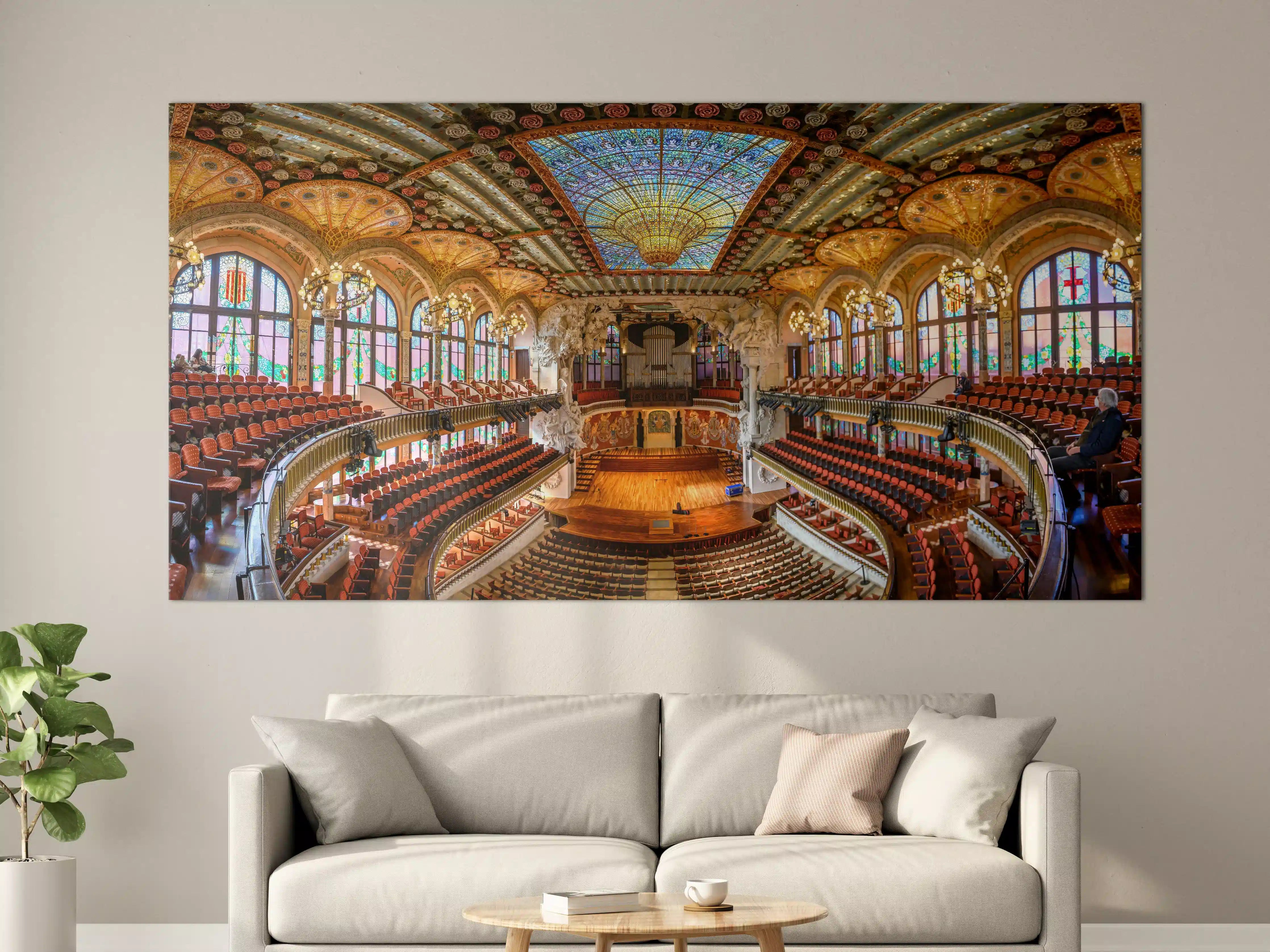 Große Wandbilder - Katalanischer Konzertsaal