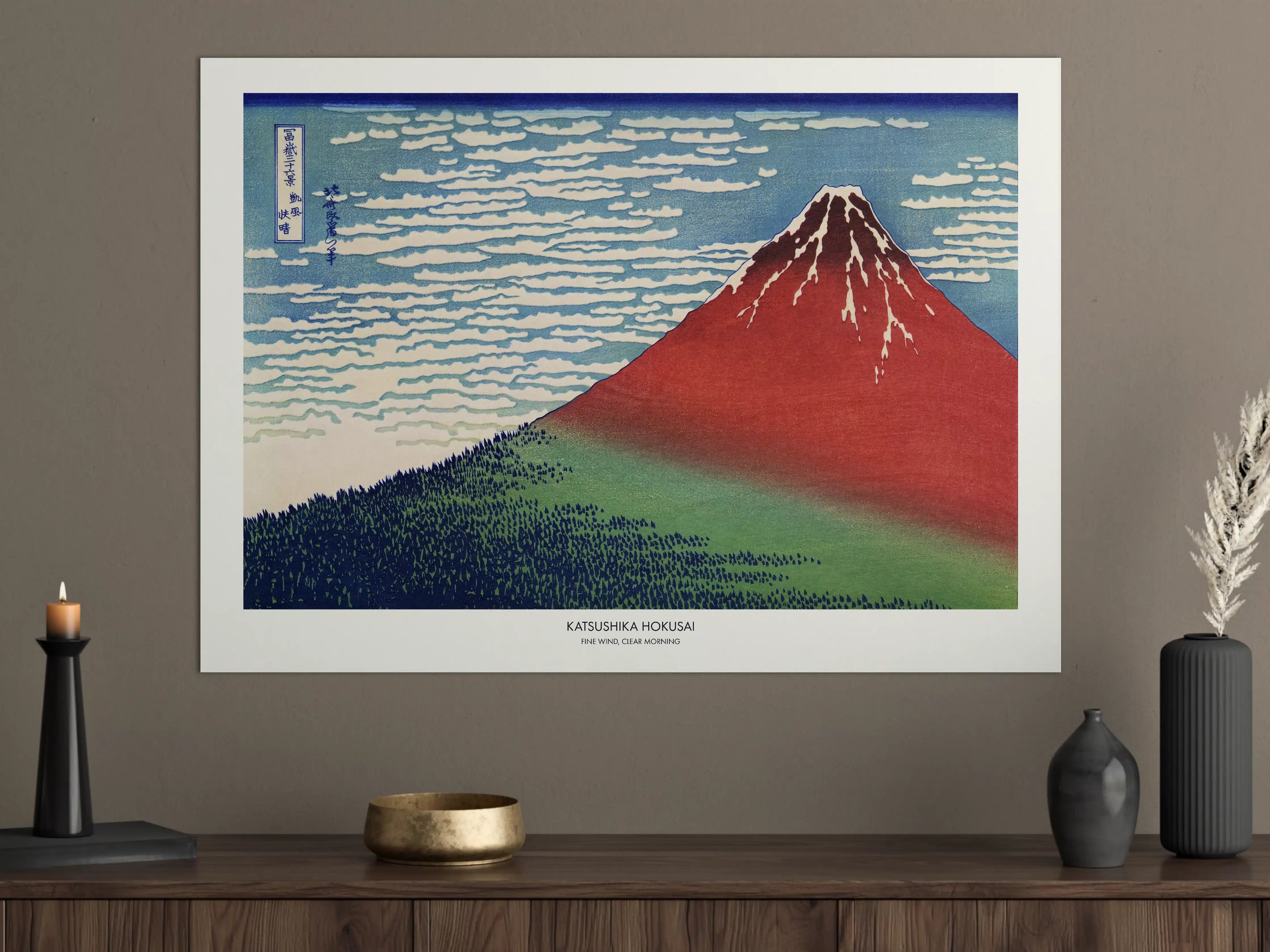 Große Wandbilder - Katsushika Hokusai Holzblockdruck