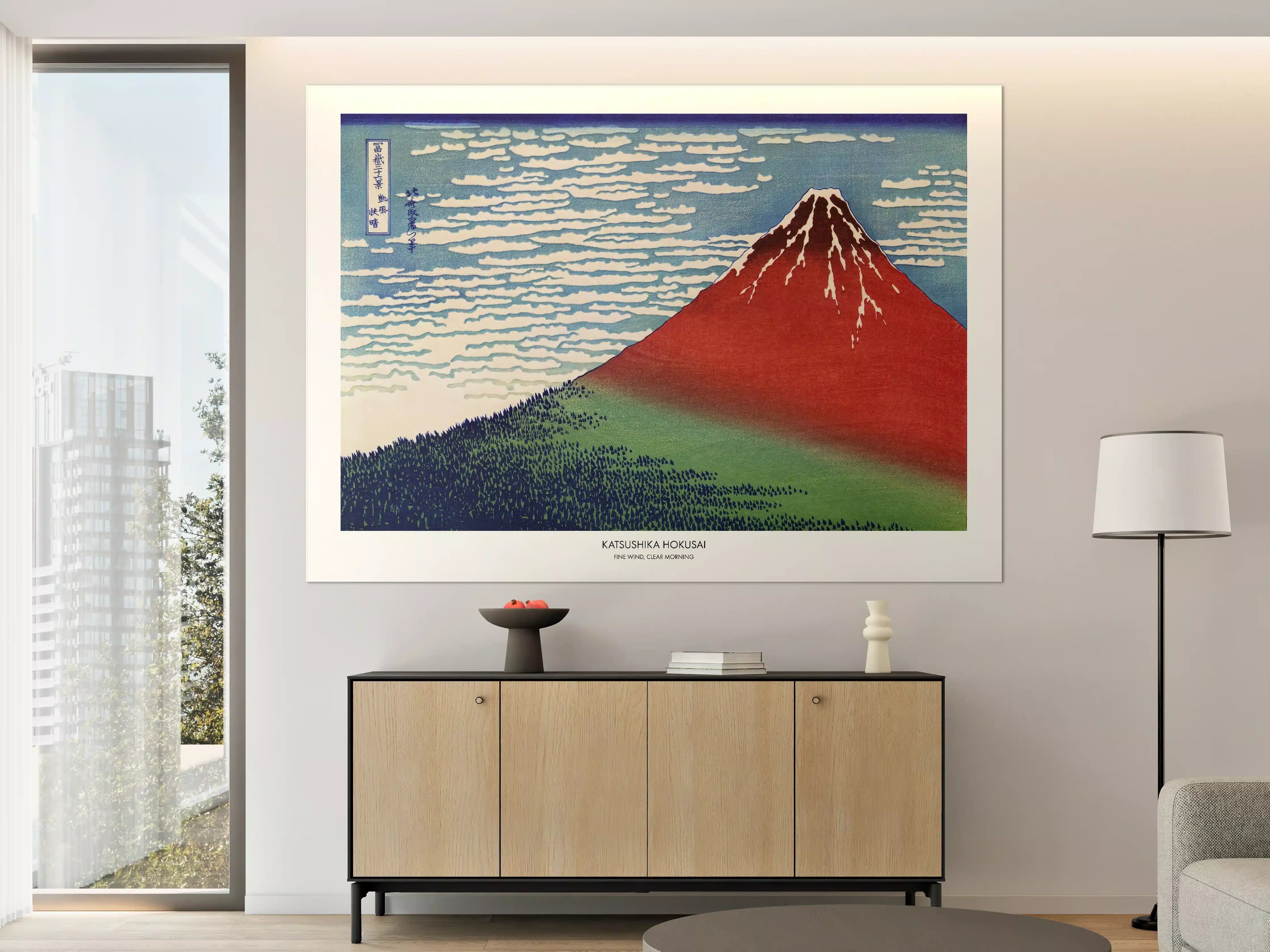 Große Wandbilder - Katsushika Hokusai Holzblockdruck
