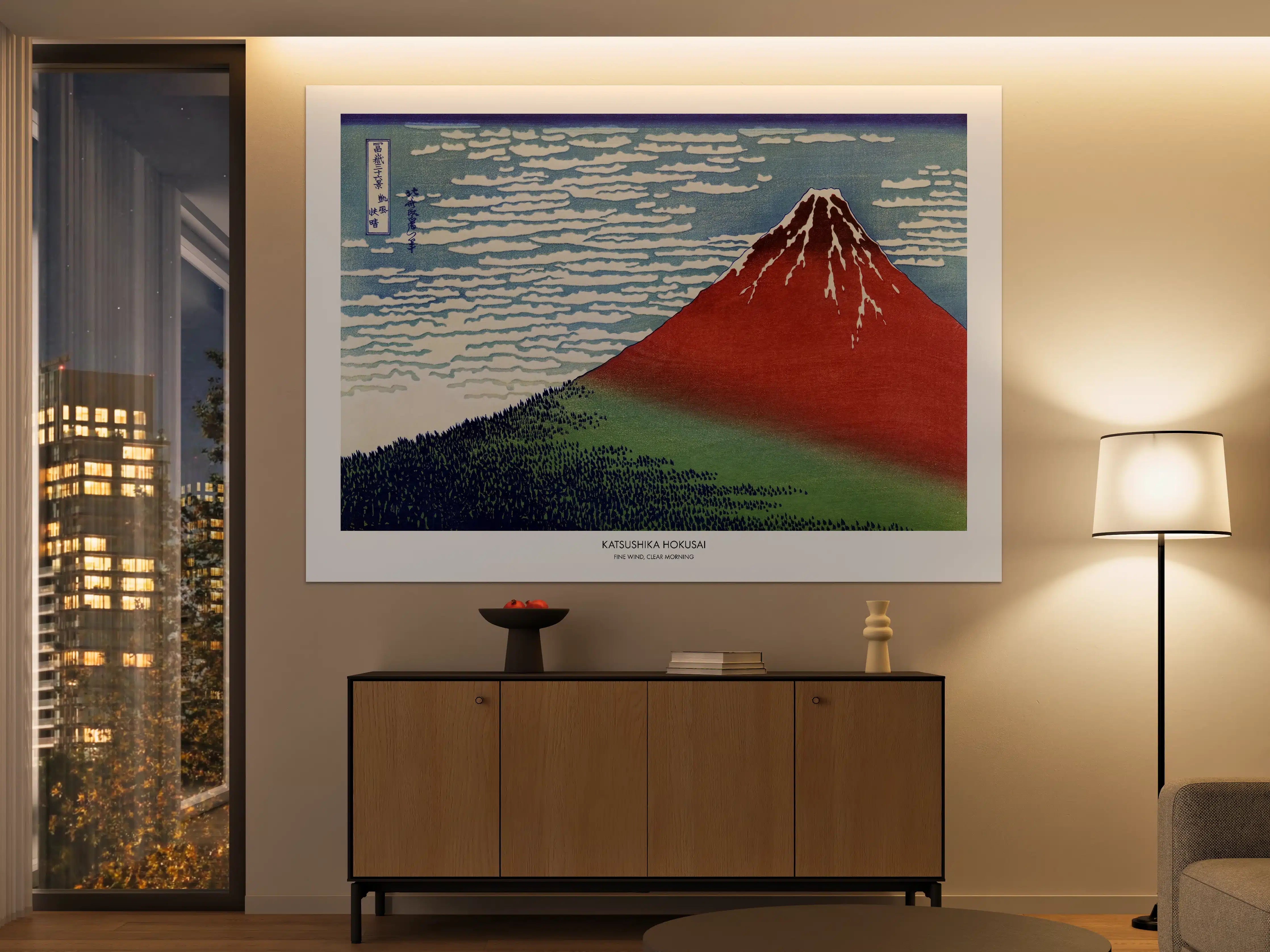 Große Wandbilder - Katsushika Hokusai Holzblockdruck