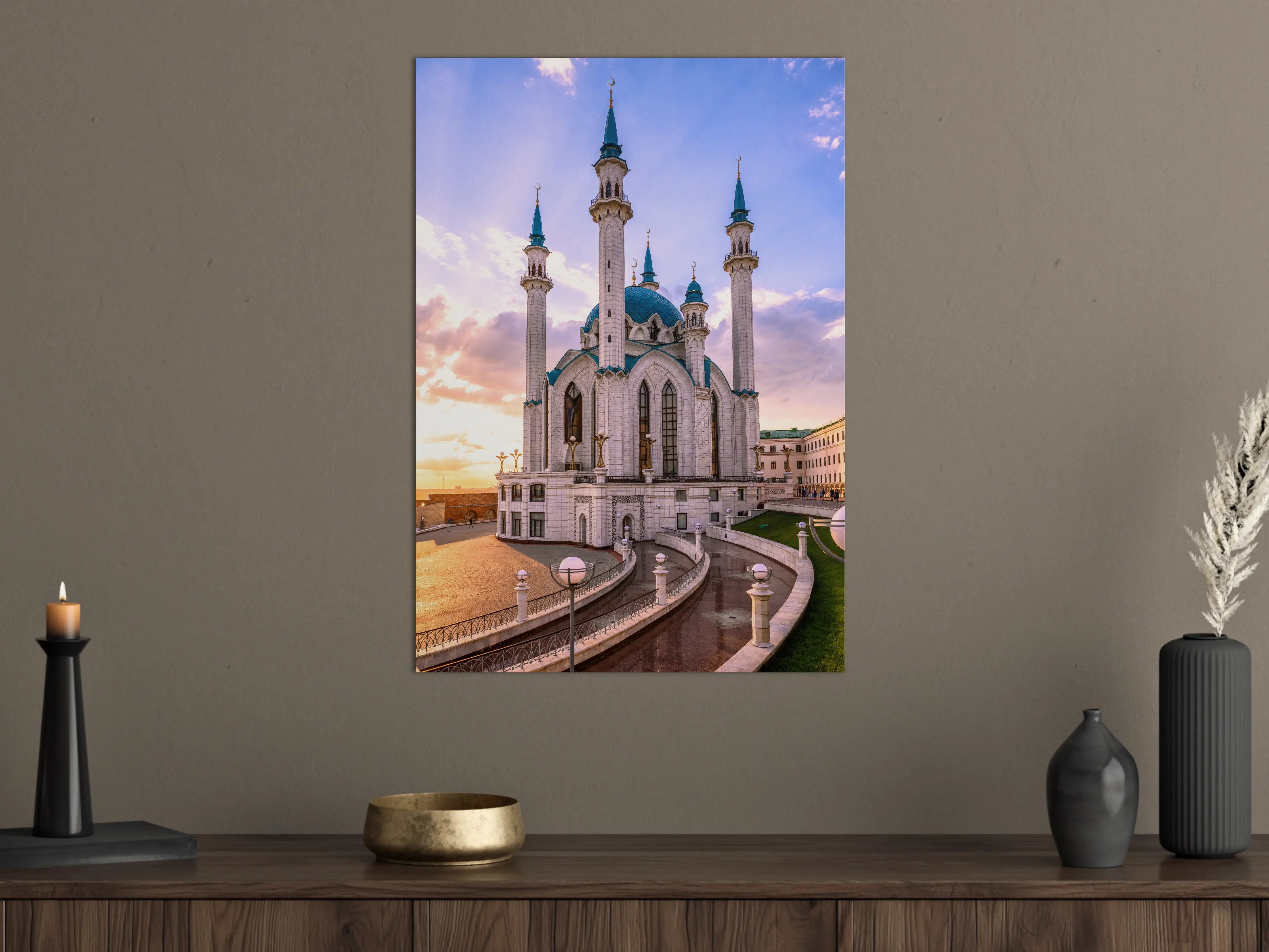 Große Wandbilder - Kazan Moschee Abenddämmerung