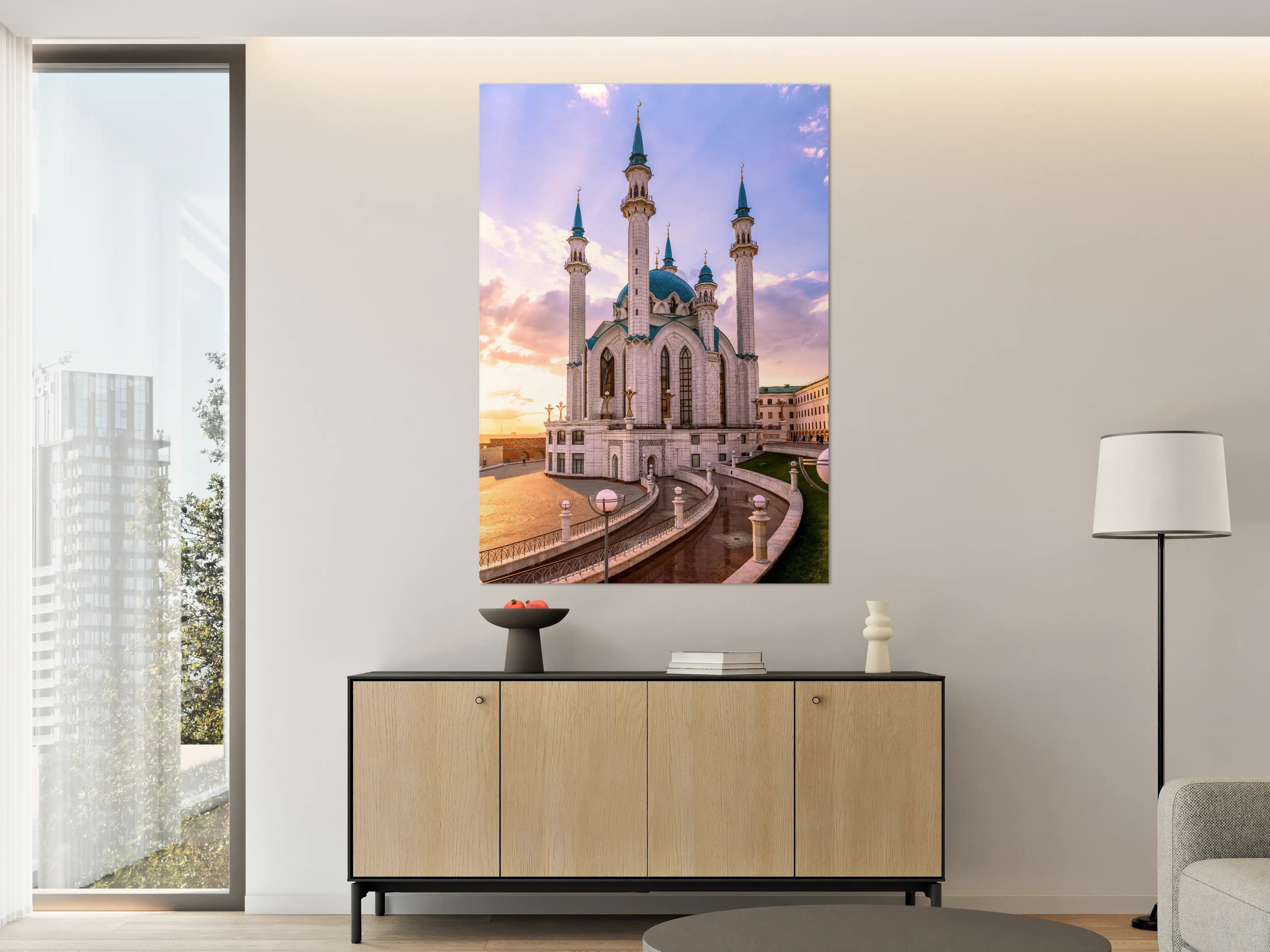 Große Wandbilder - Kazan Moschee Abenddämmerung