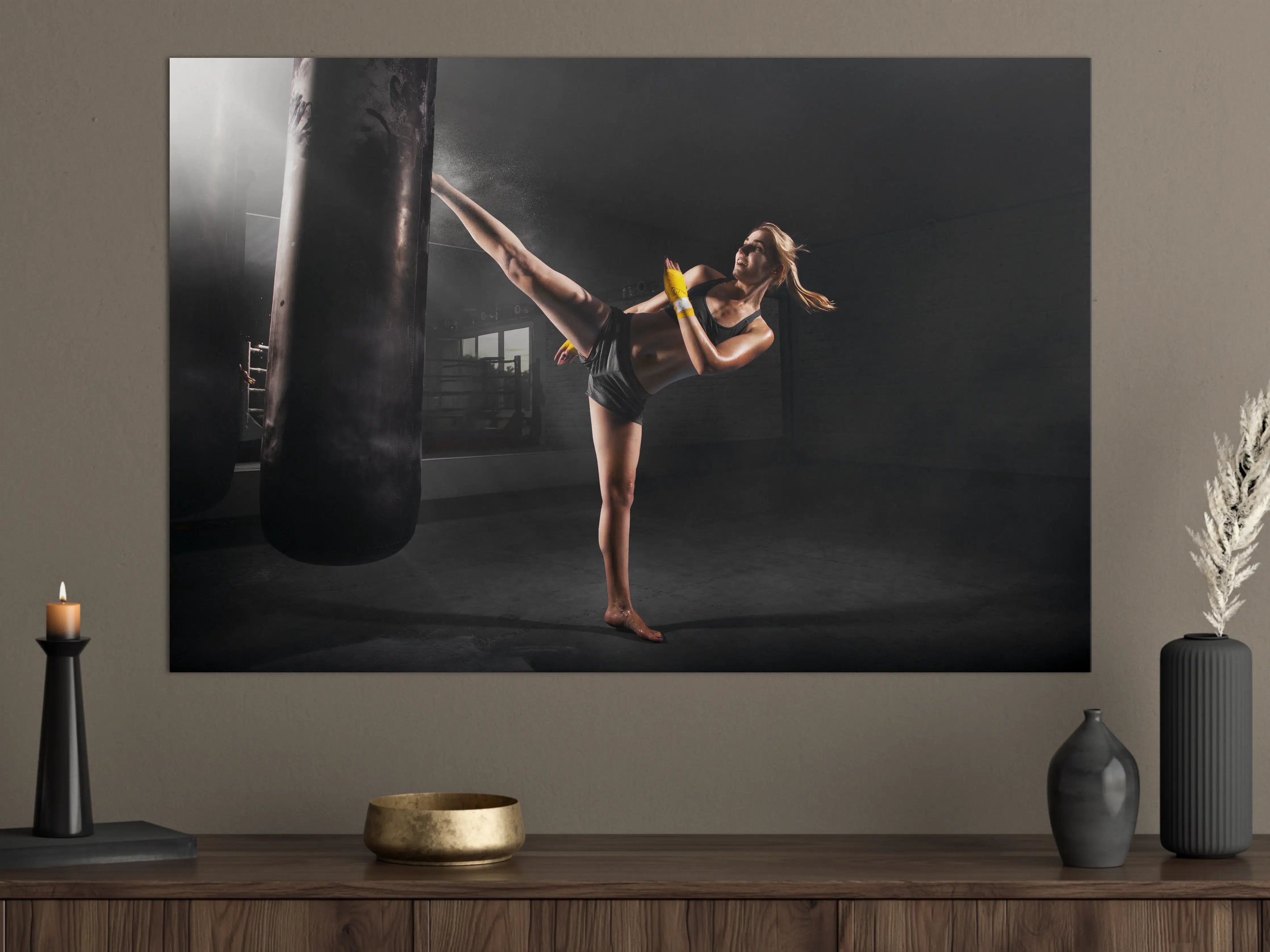 Große Wandbilder - Kickboxen Sport