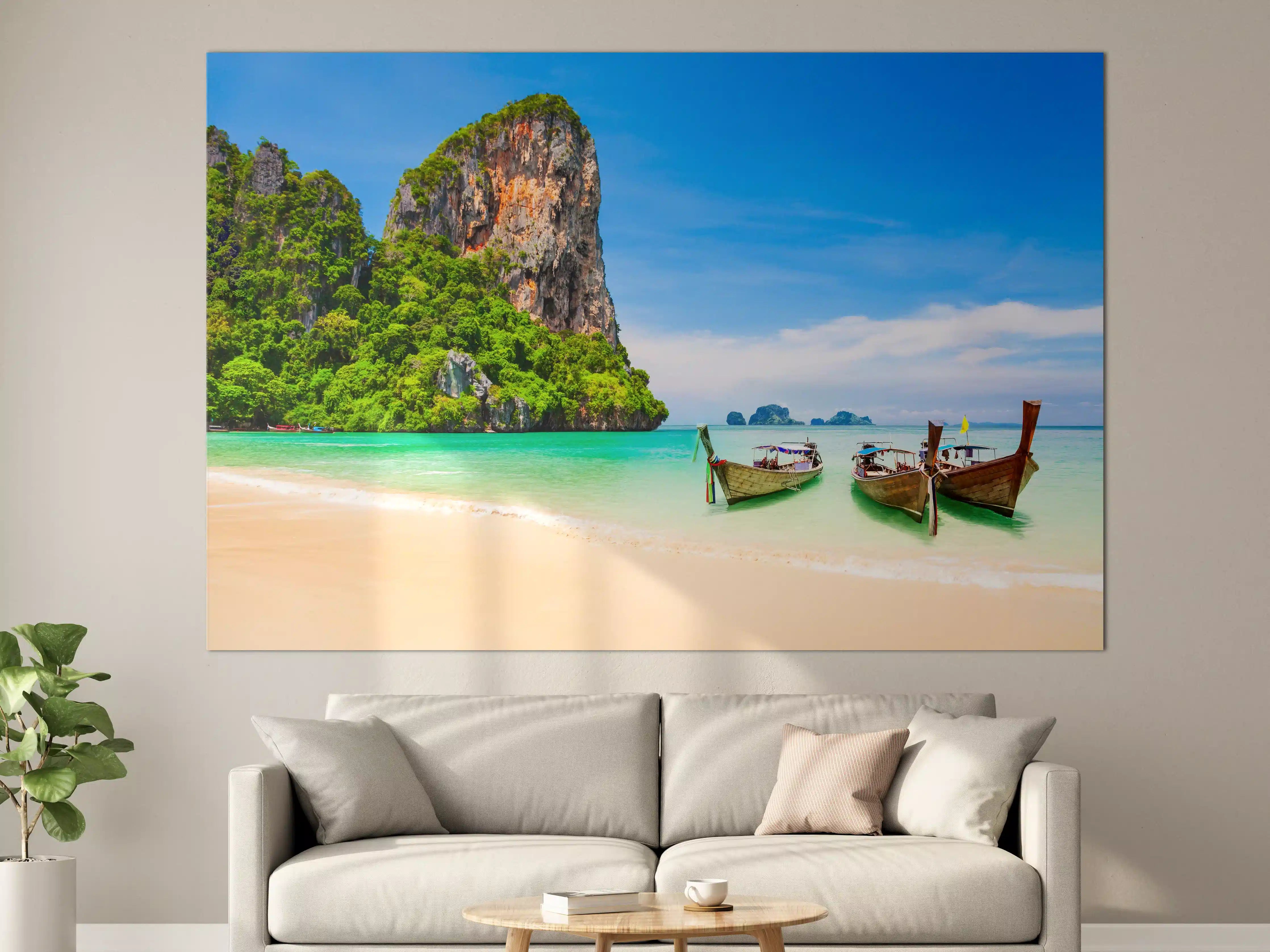 Große Wandbilder - Klarwasserstrand in Thailand