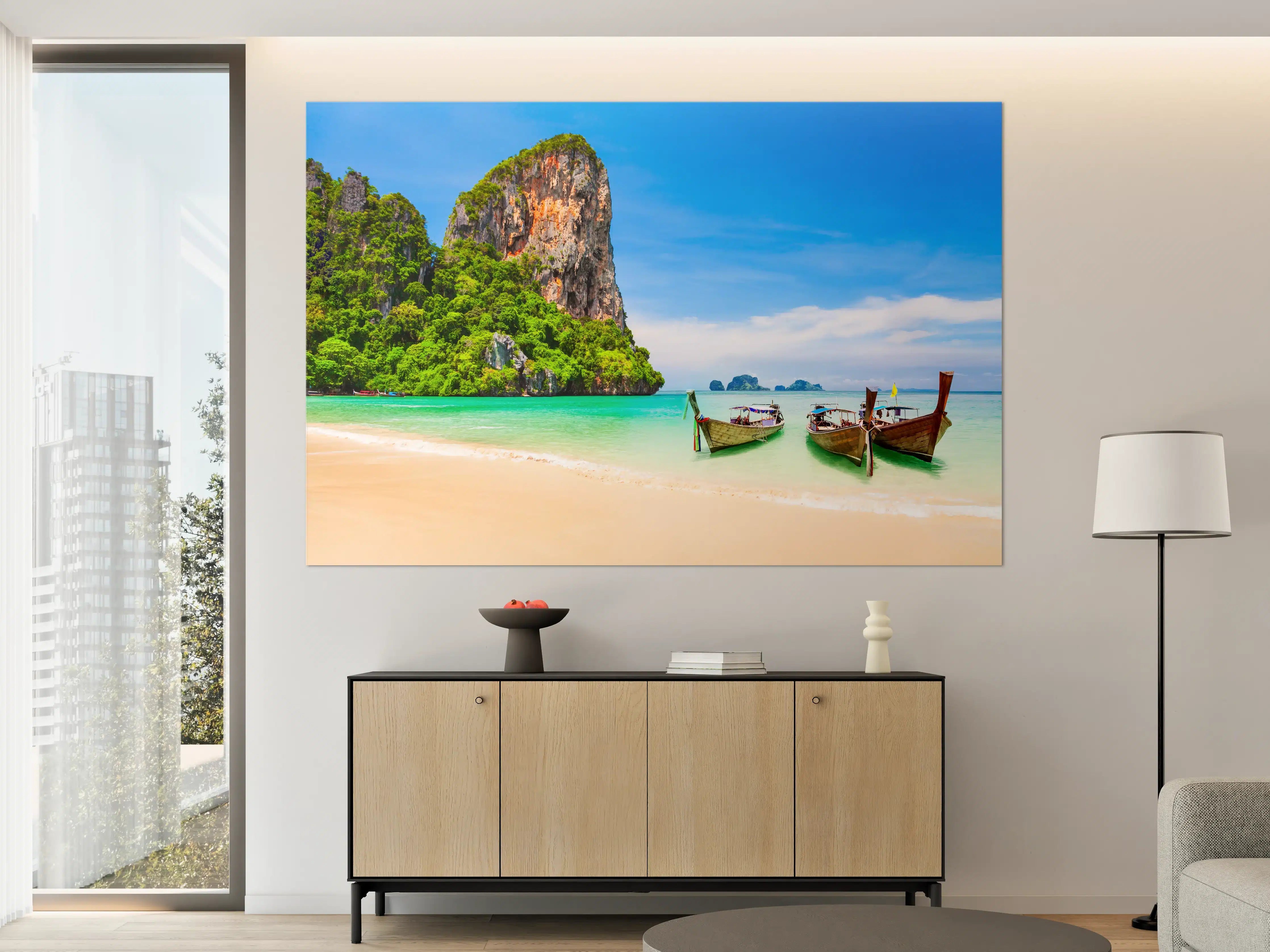 Große Wandbilder - Klarwasserstrand in Thailand