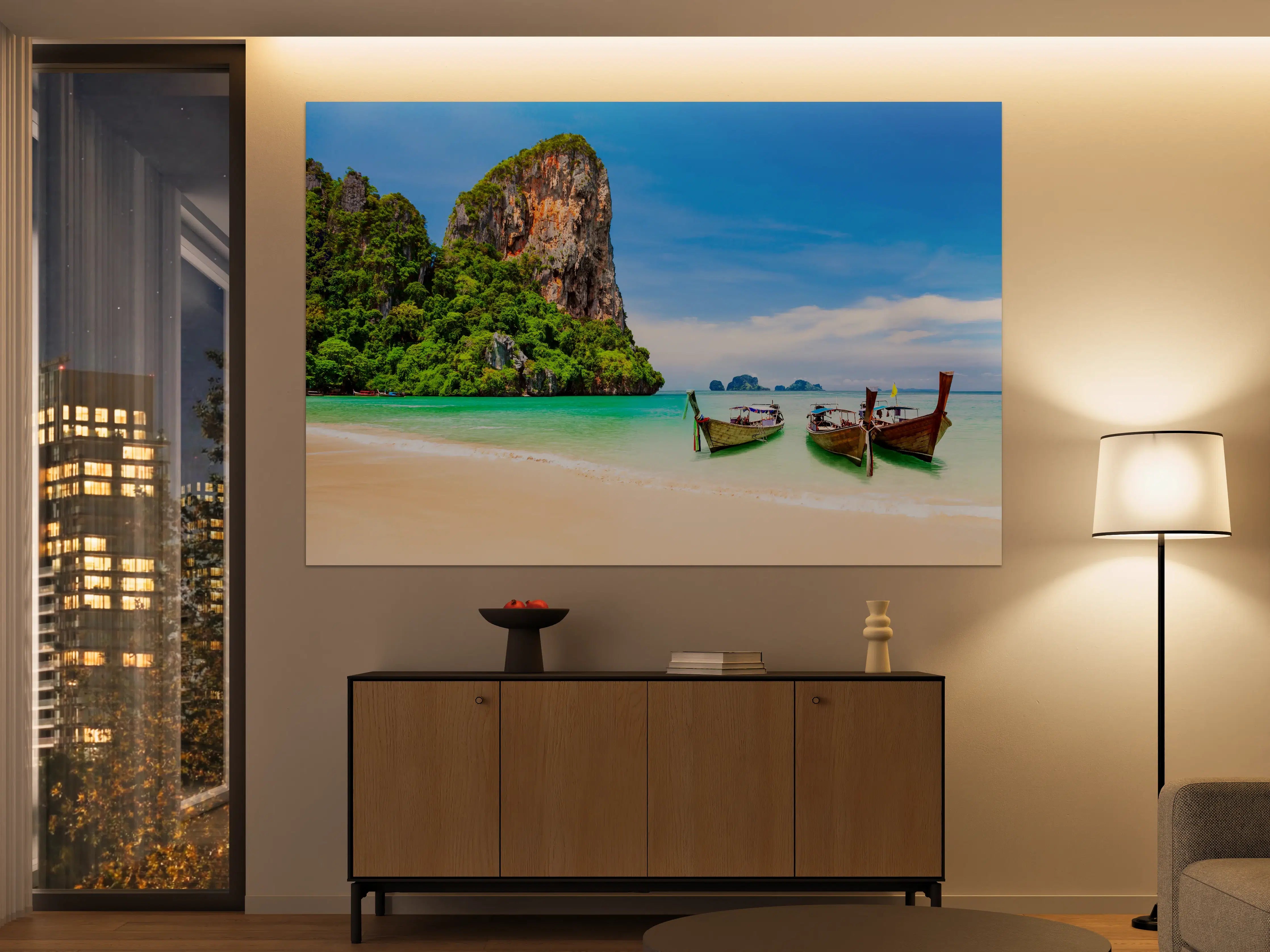 Große Wandbilder - Klarwasserstrand in Thailand