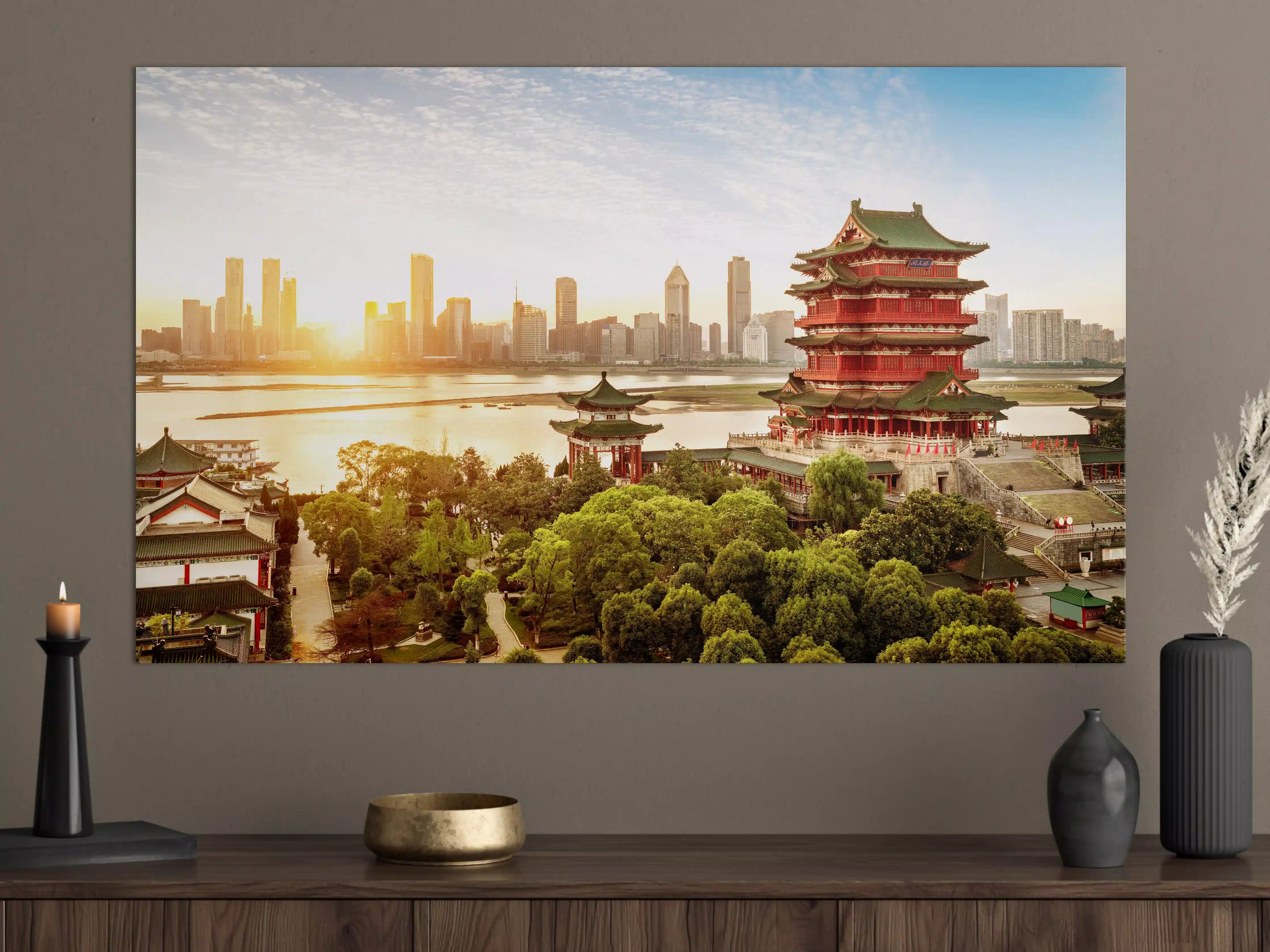 Große Wandbilder - Klassische chinesische Architektur
