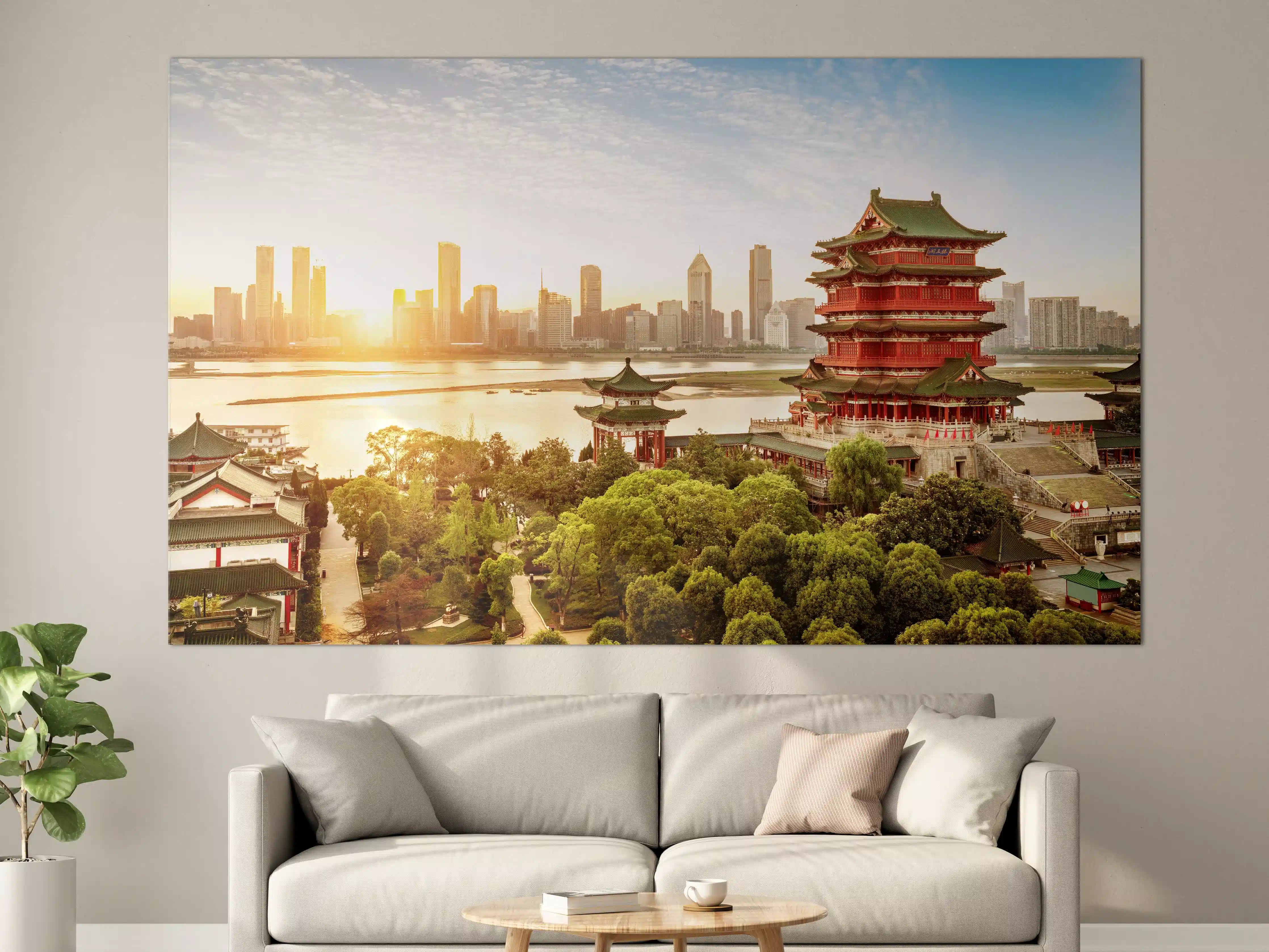 Große Wandbilder - Klassische chinesische Architektur