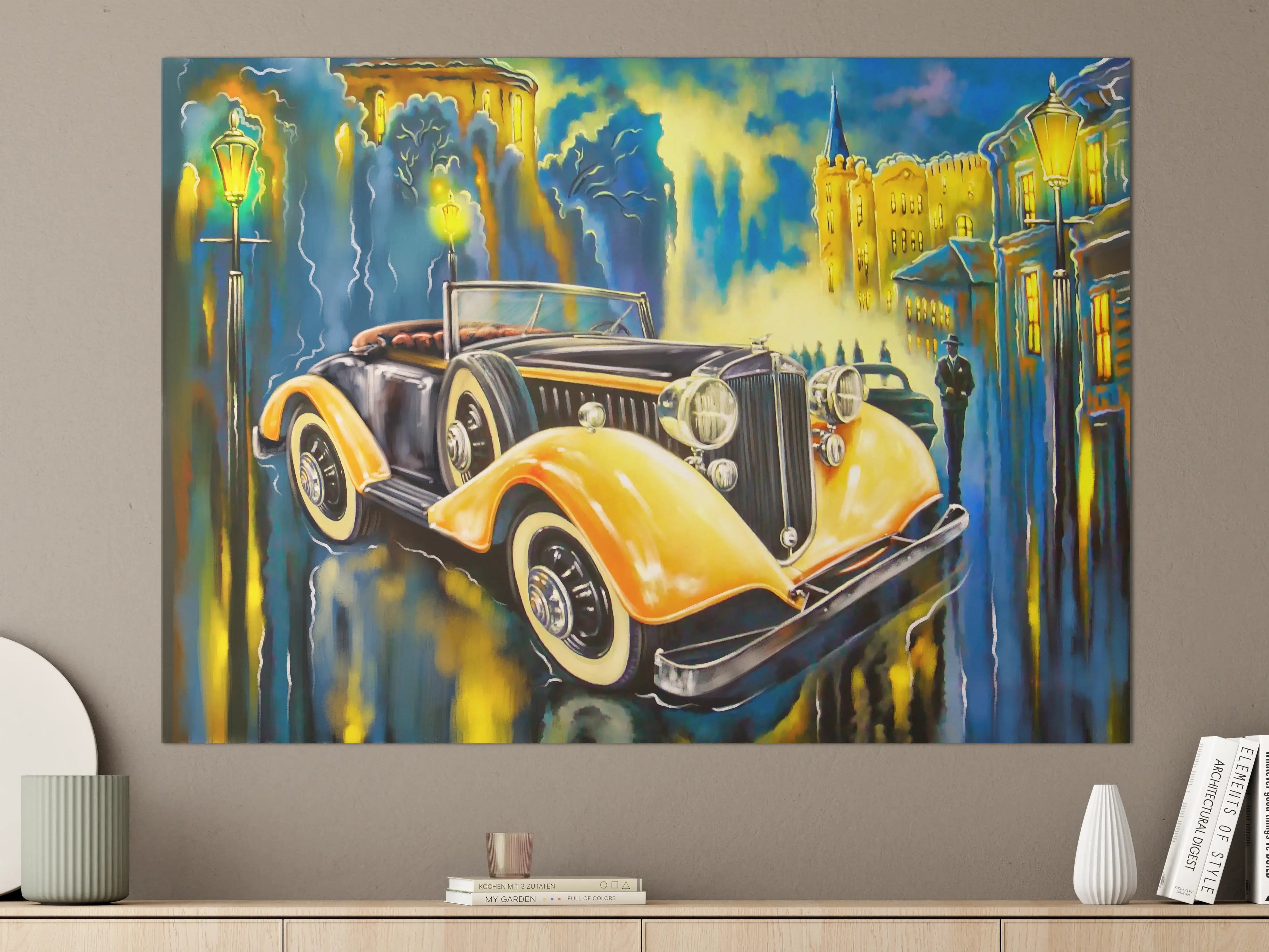 Große Wandbilder - Klassischer Oldtimer Kunstdruck