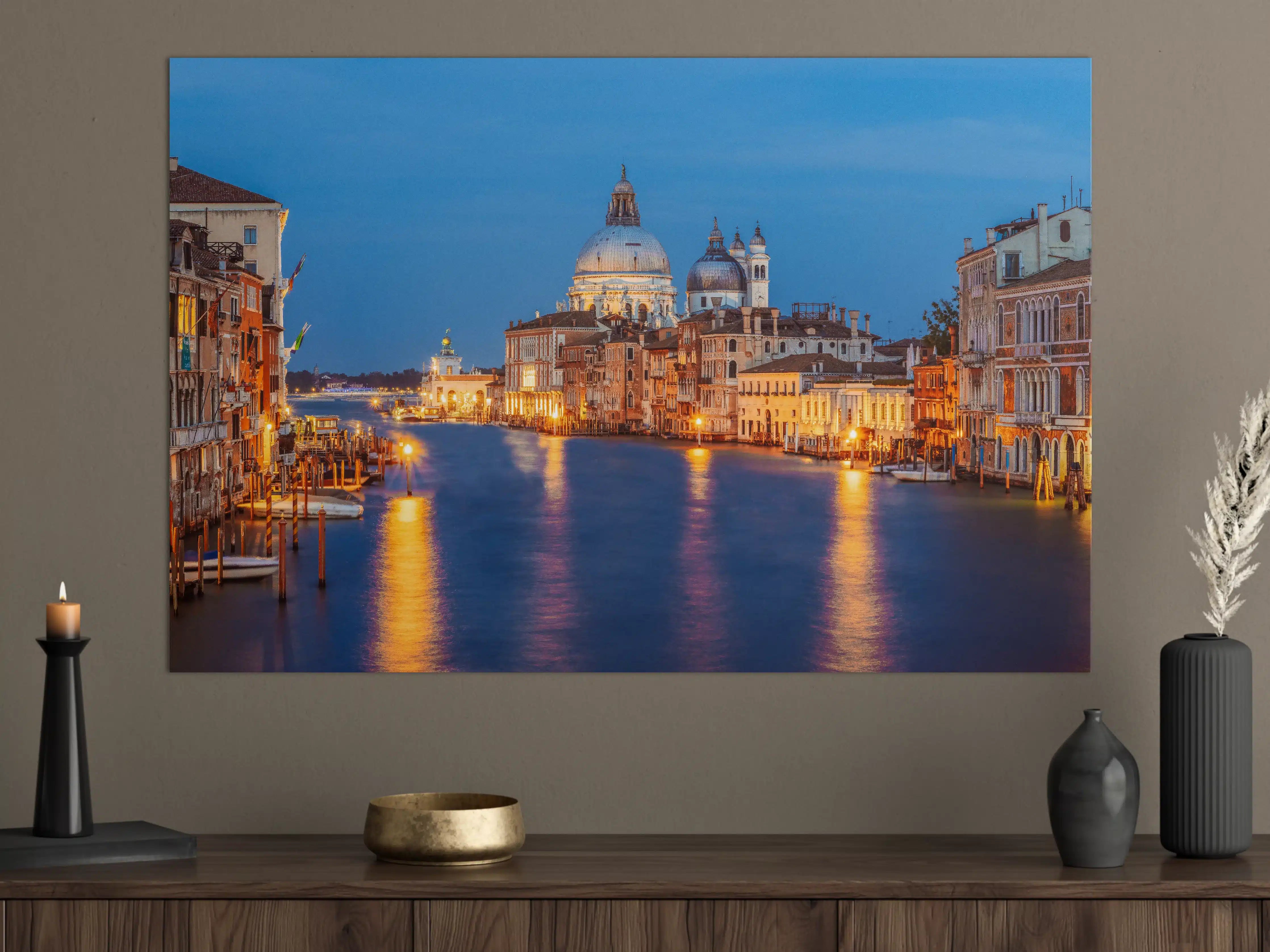 Große Wandbilder - Klassischer Panoramablick auf den Canal Grande