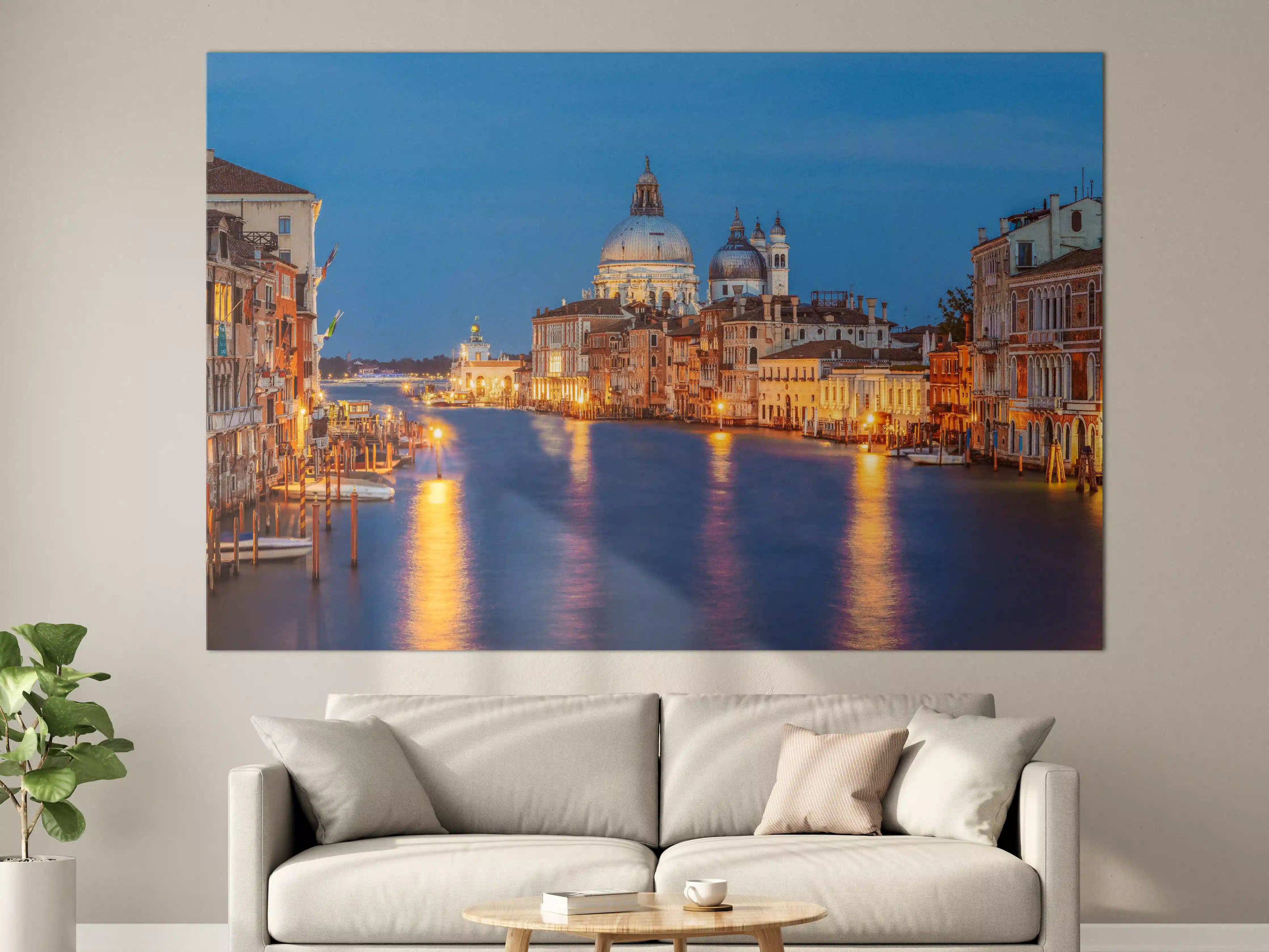 Große Wandbilder - Klassischer Panoramablick auf den Canal Grande