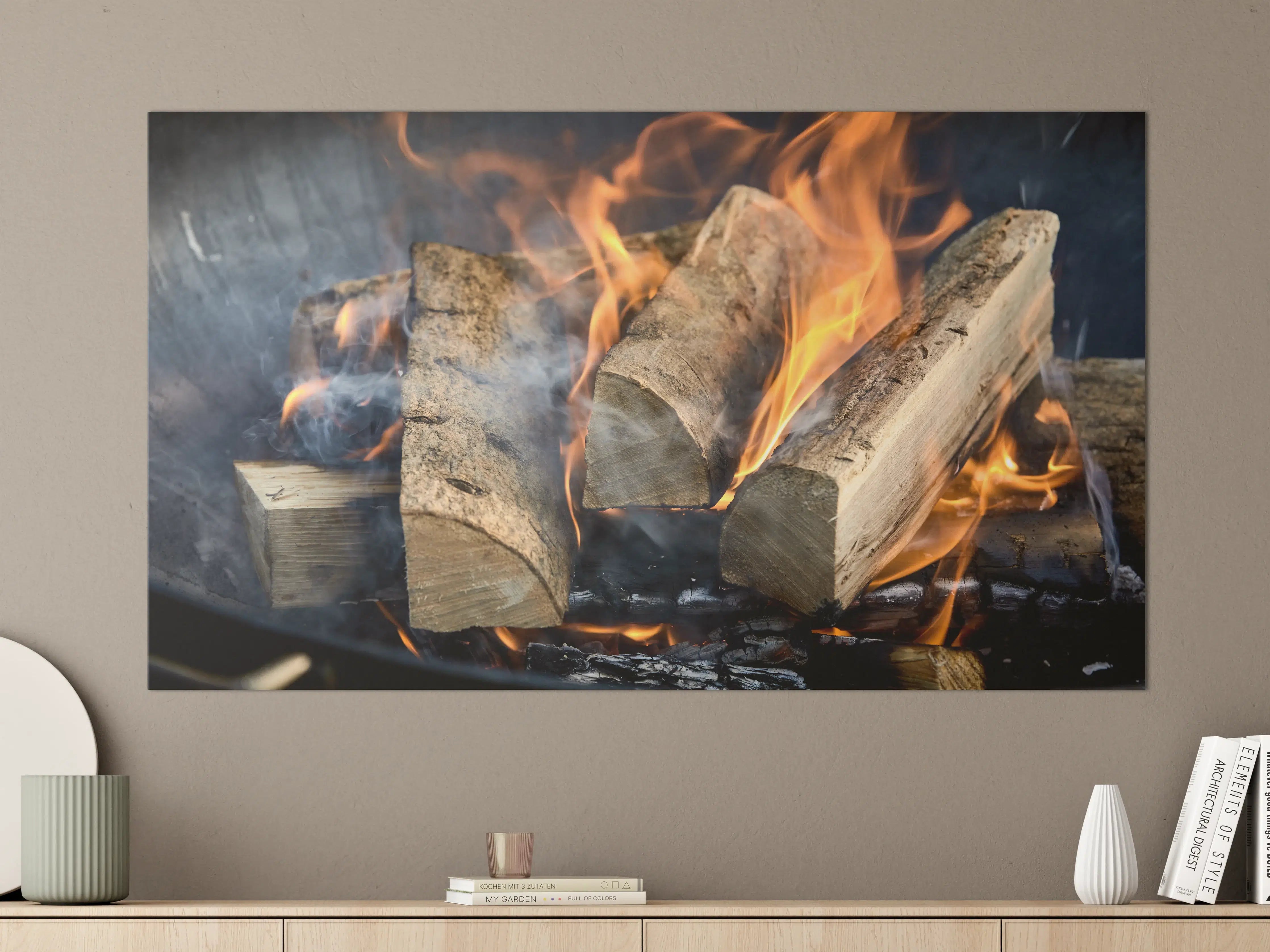 Große Wandbilder - Klassisches Feuer