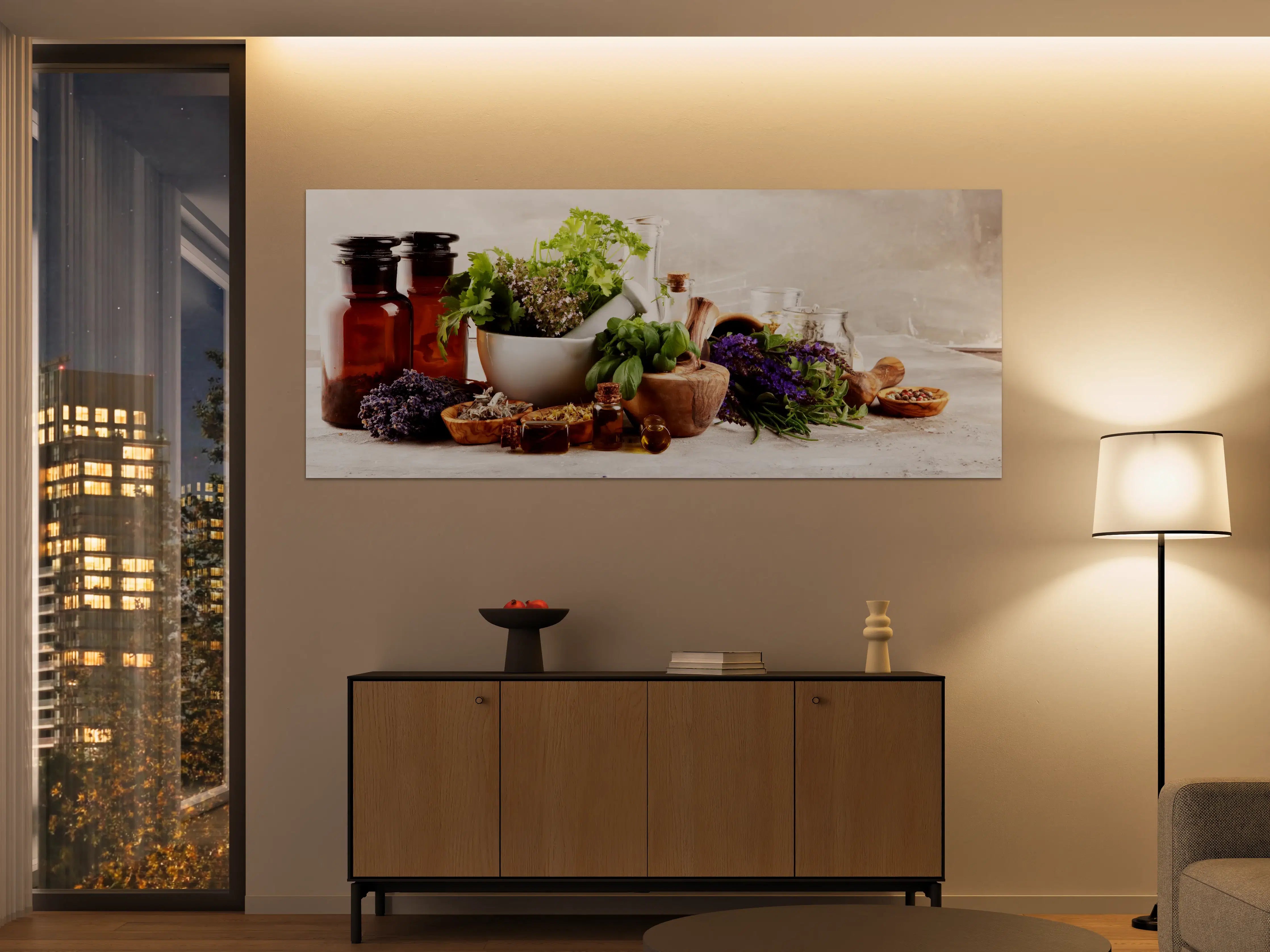 Große Wandbilder - Kräuter- & Aromatherapie