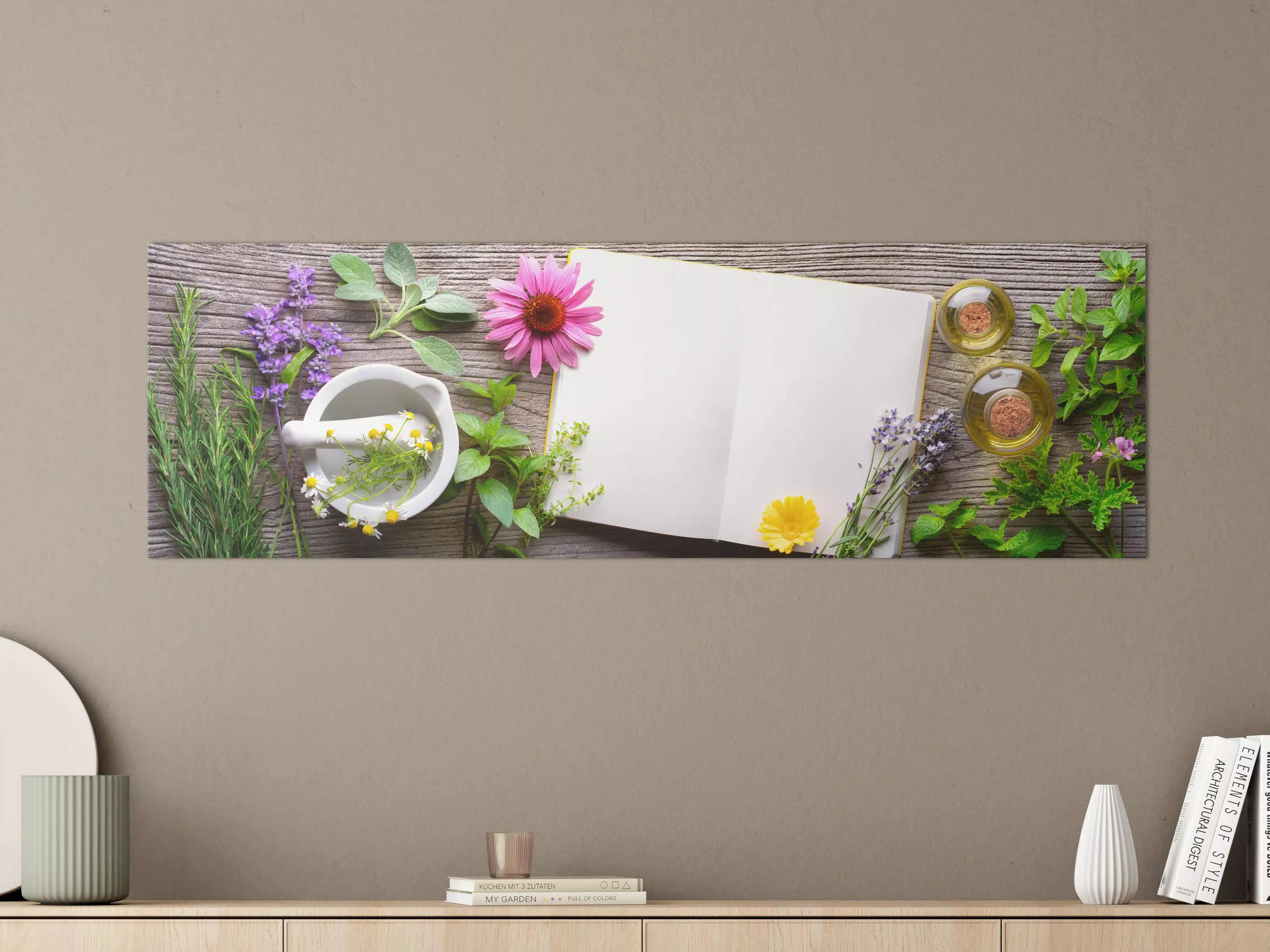 Große Wandbilder - Kräuter & Blumen