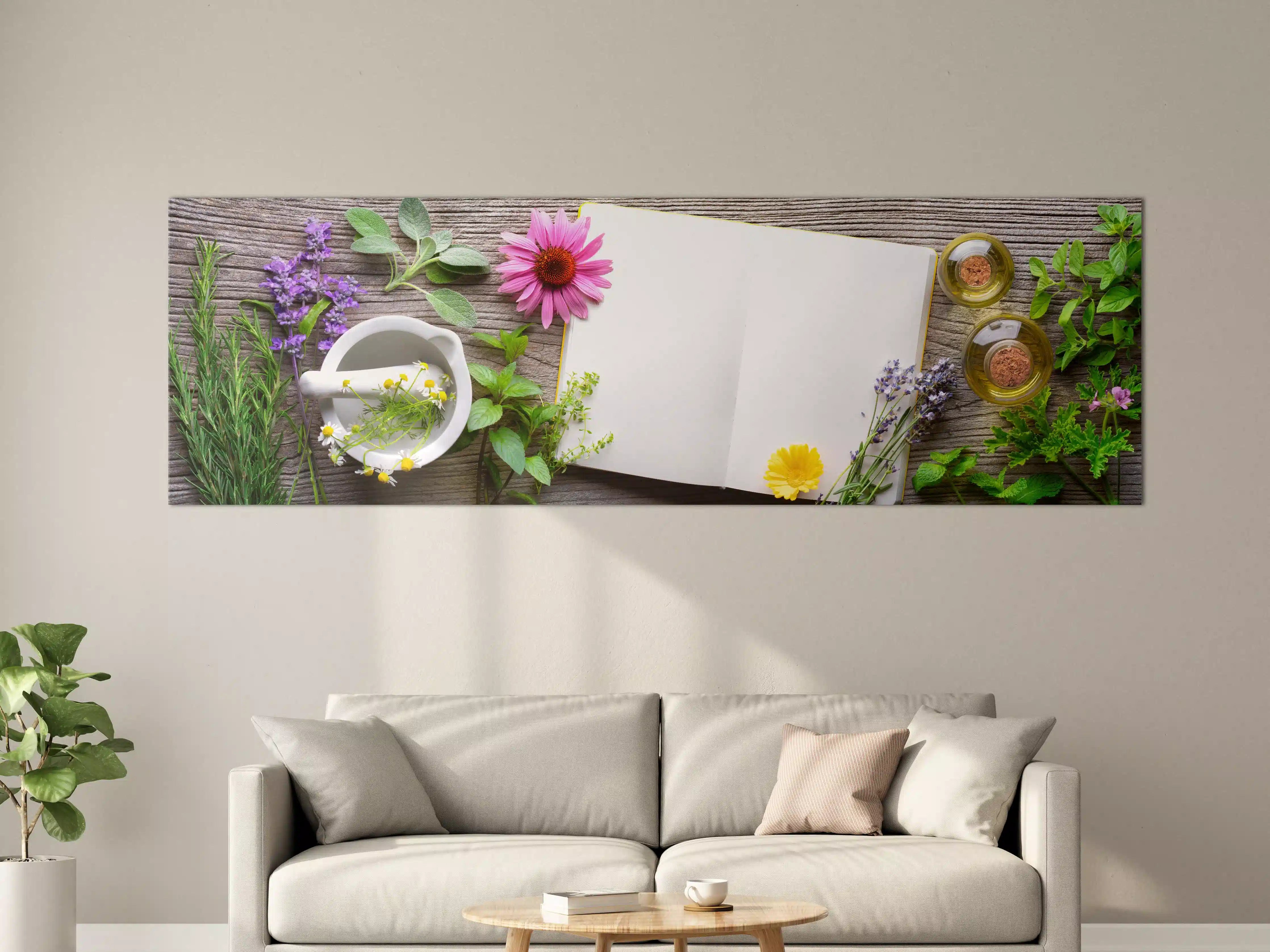 Große Wandbilder - Kräuter & Blumen