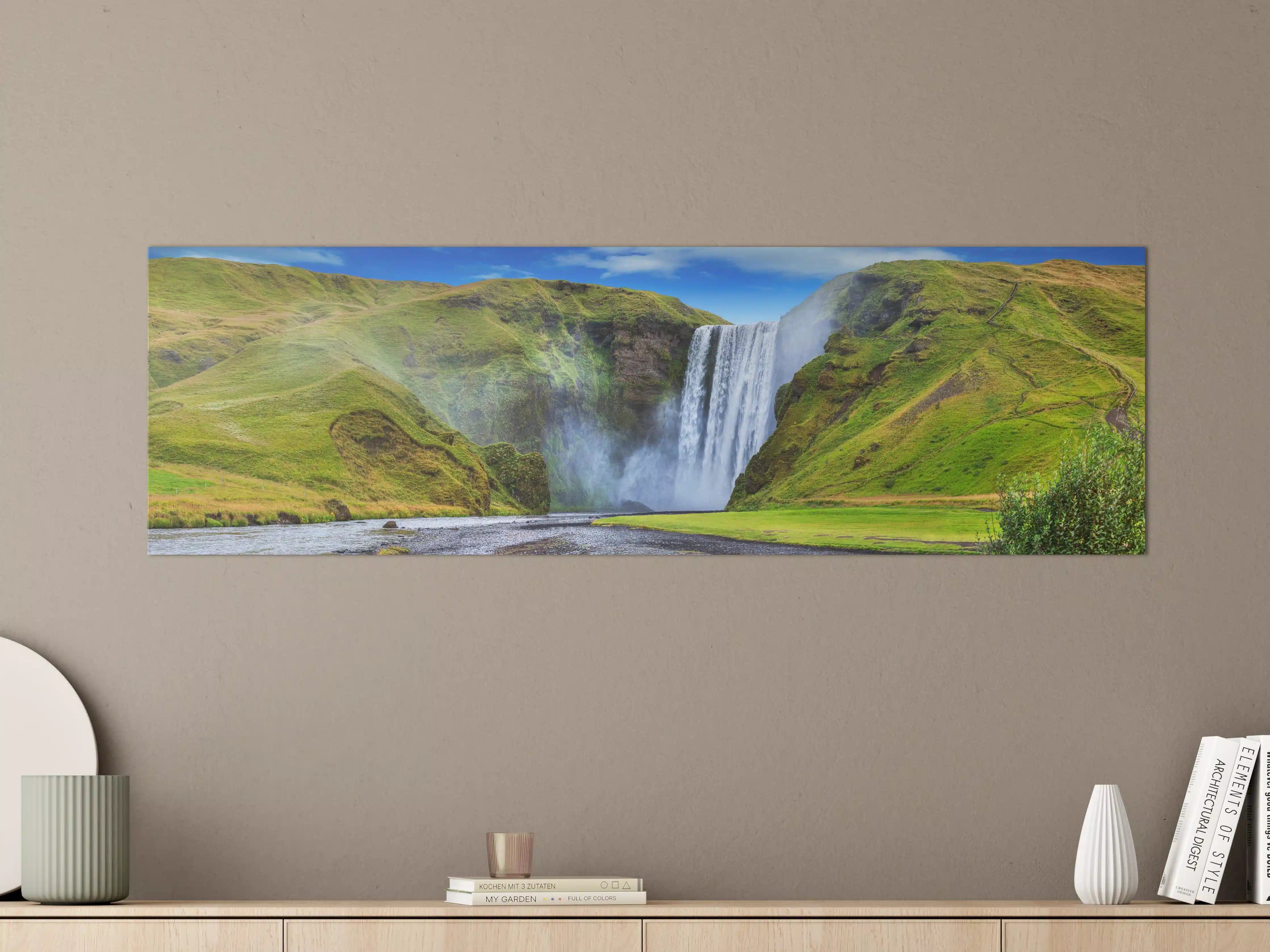 Große Wandbilder - Kraftvoller Wasserfall