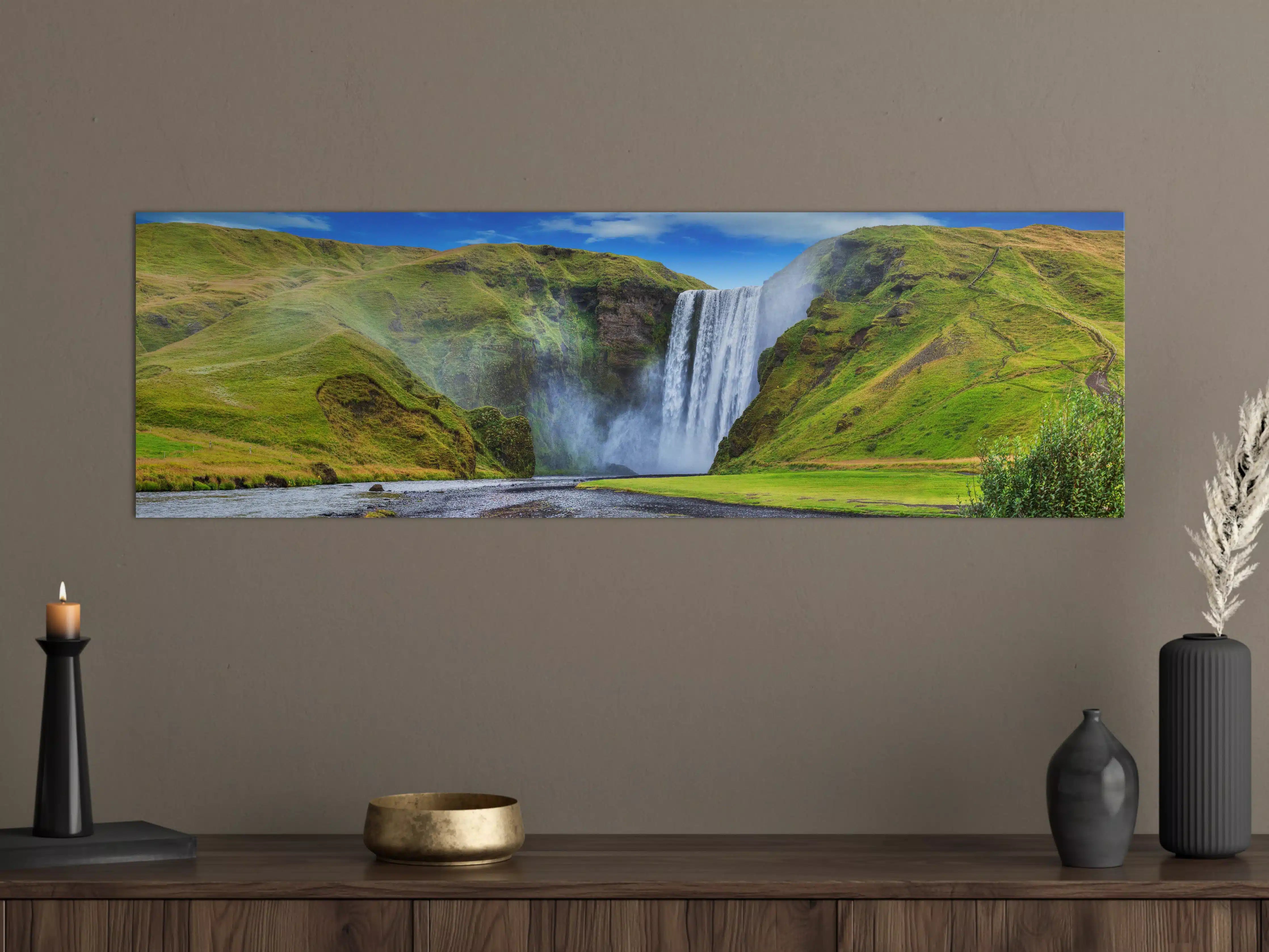 Große Wandbilder - Kraftvoller Wasserfall