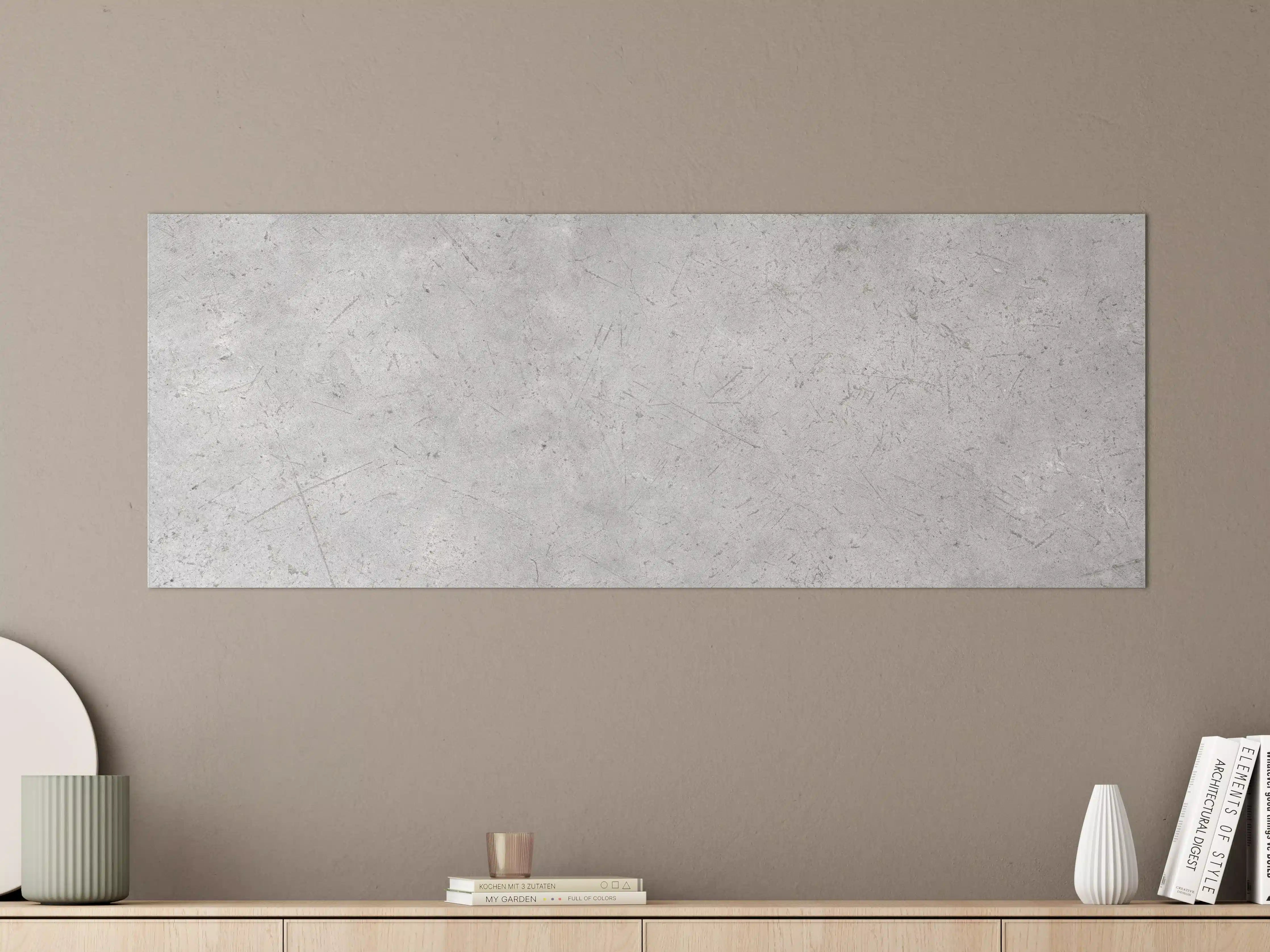 Große Wandbilder - Kratzige graue Betonwand