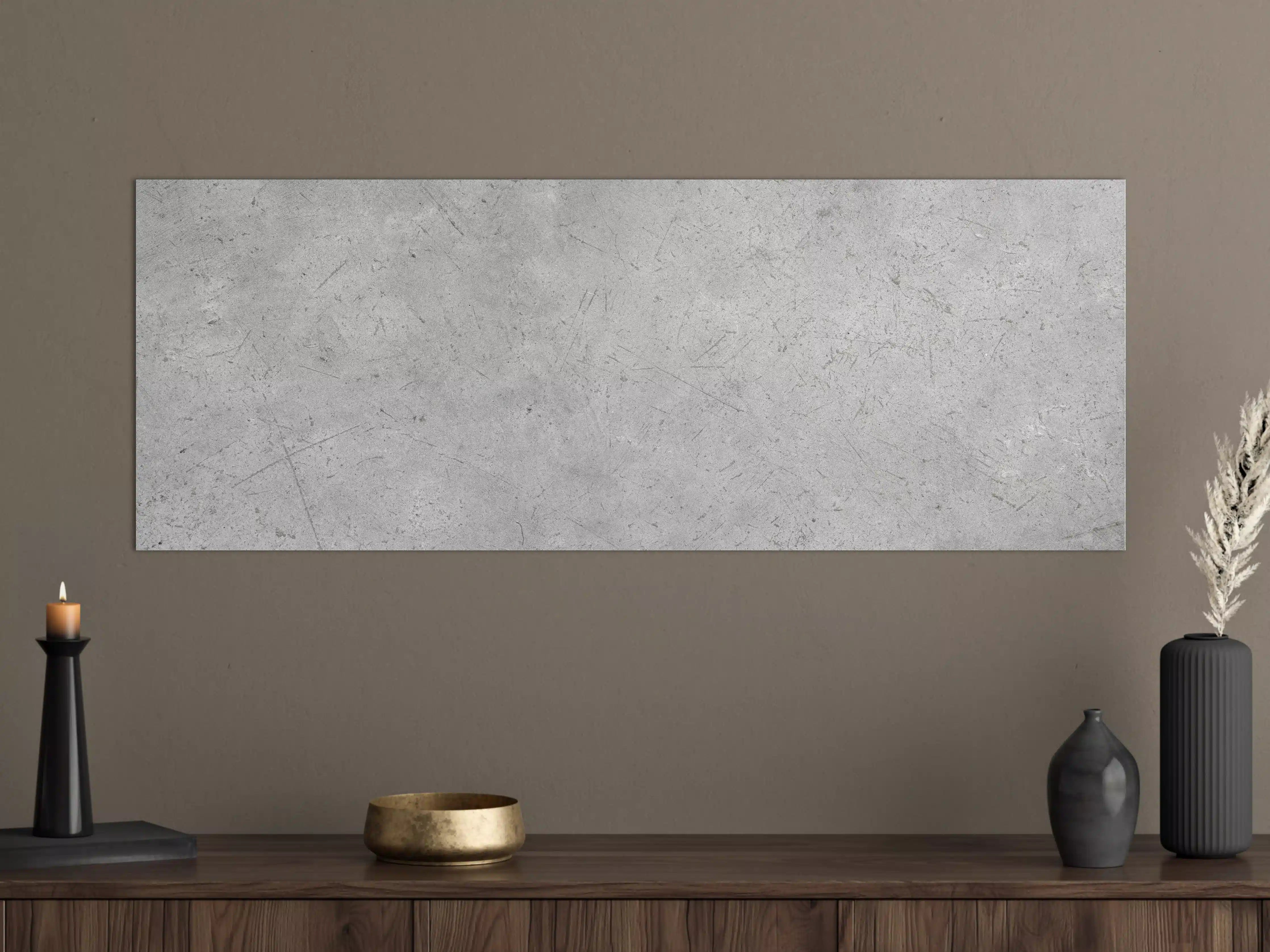 Große Wandbilder - Kratzige graue Betonwand