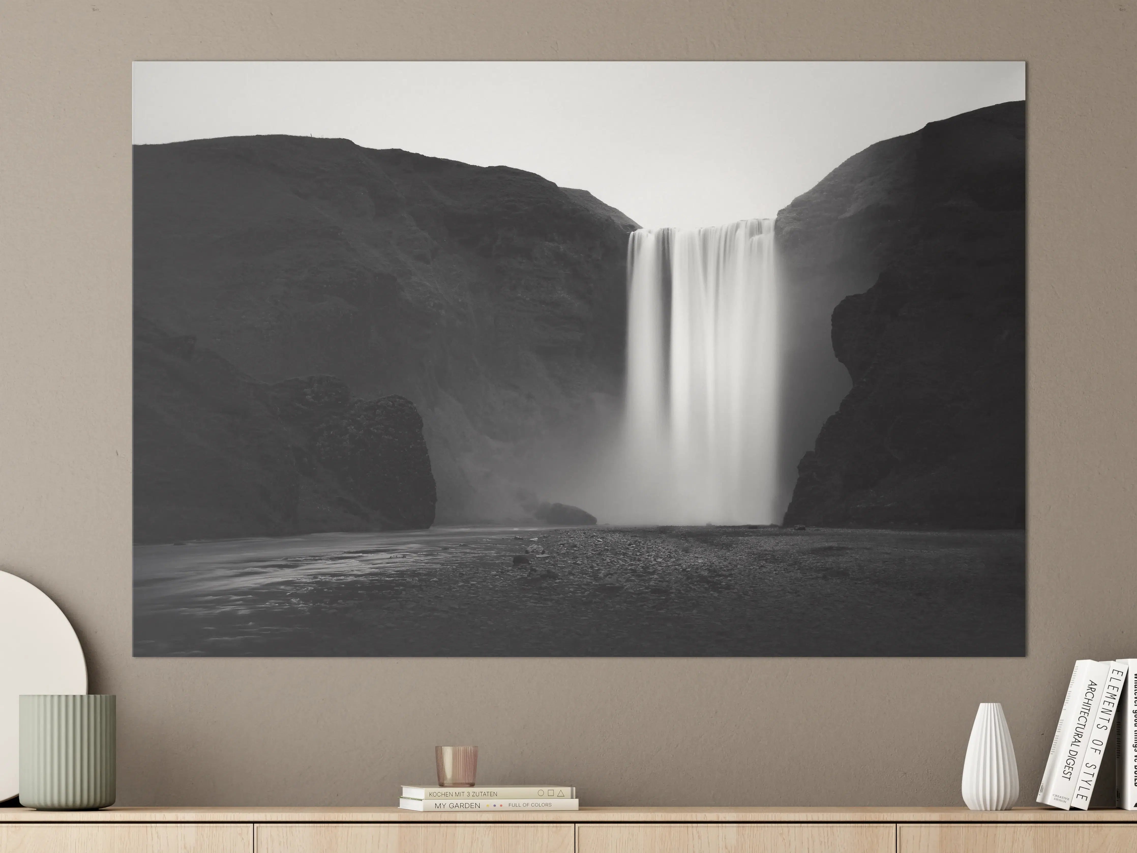 Große Wandbilder - Kunstfotografie - Skogafoss Wasserfall, Island