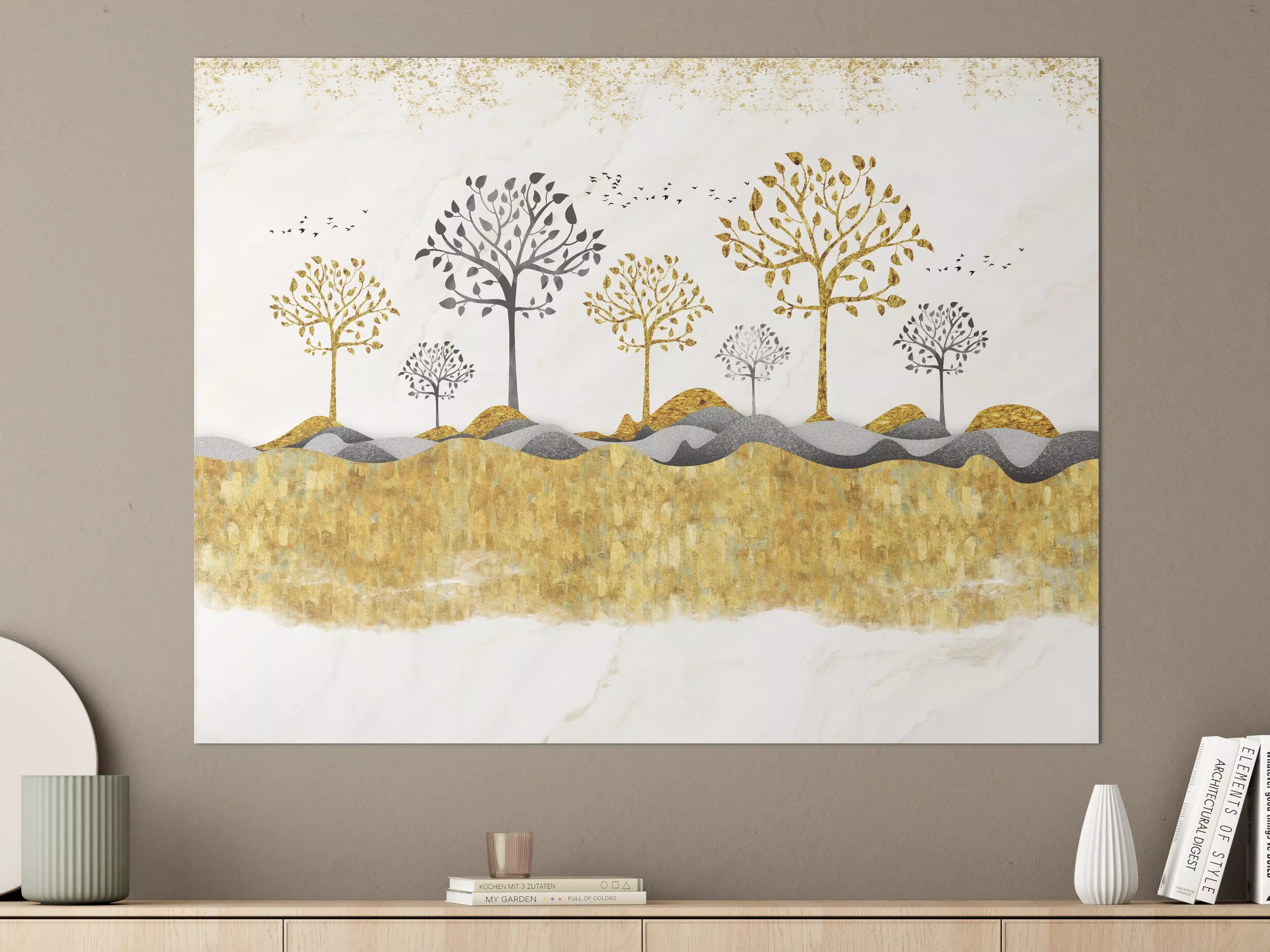 Große Wandbilder - Kunsttapete einer Landschaft