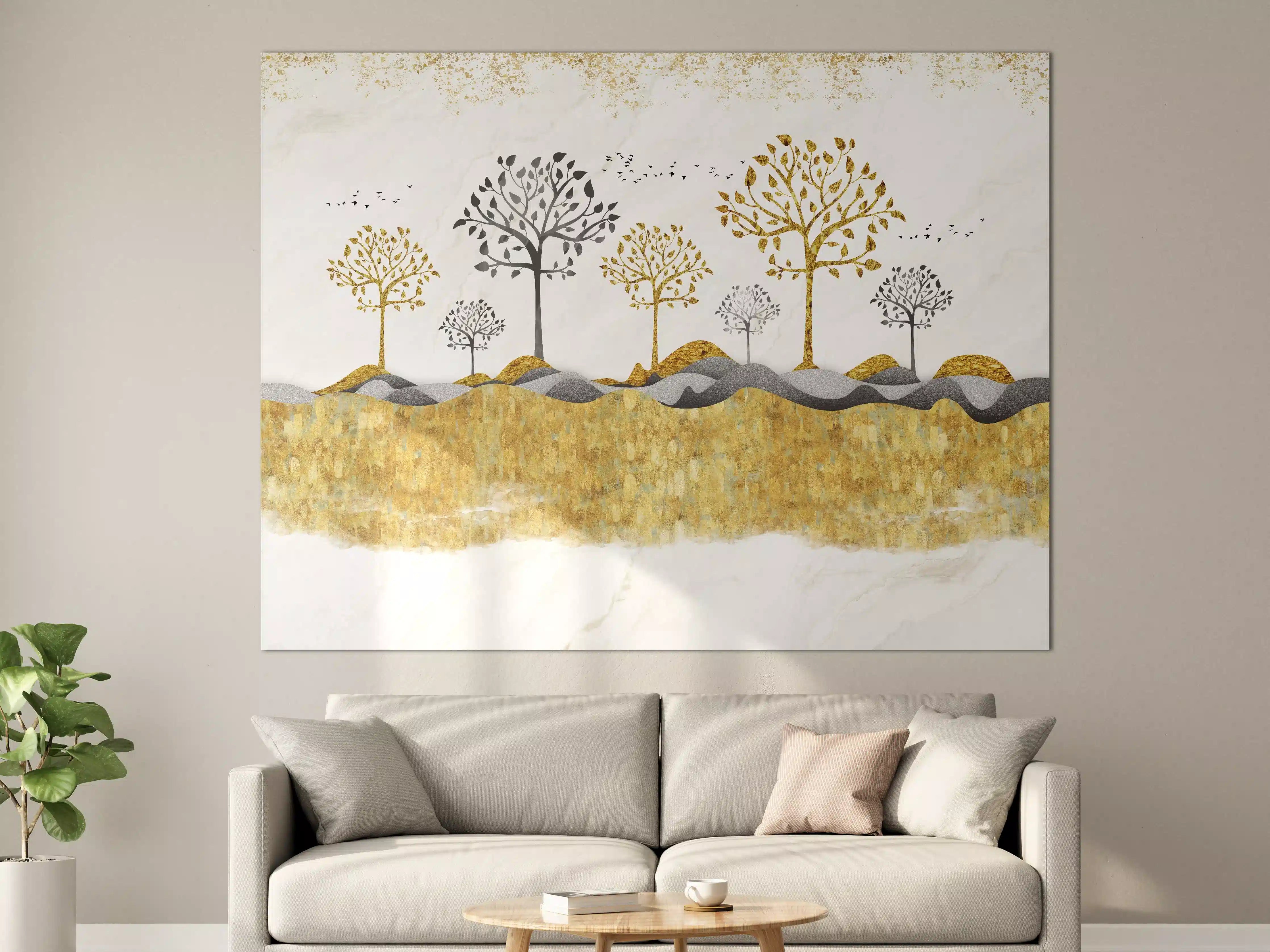 Große Wandbilder - Kunsttapete einer Landschaft