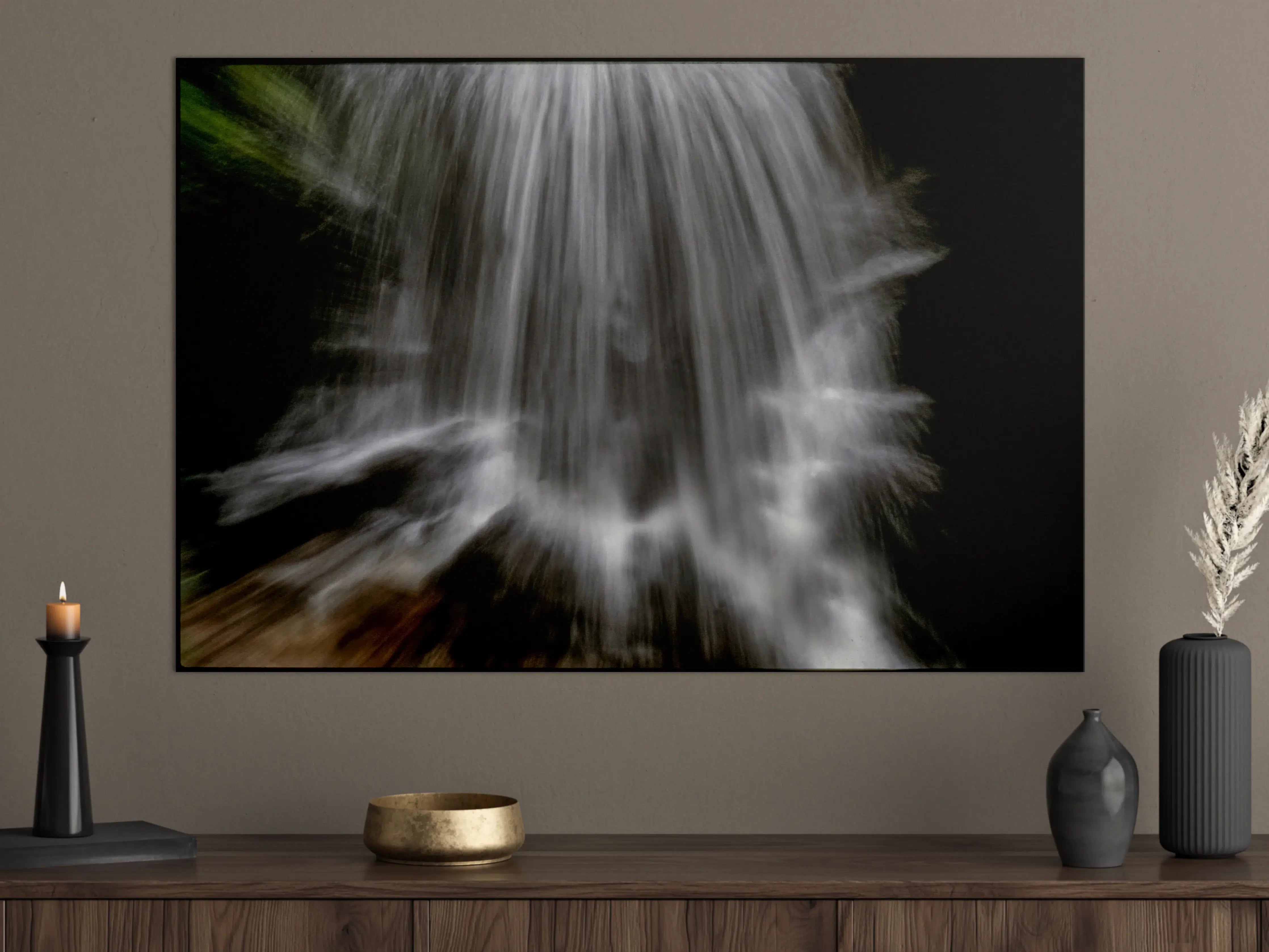 Große Wandbilder - Kunstvoller Wasserfall