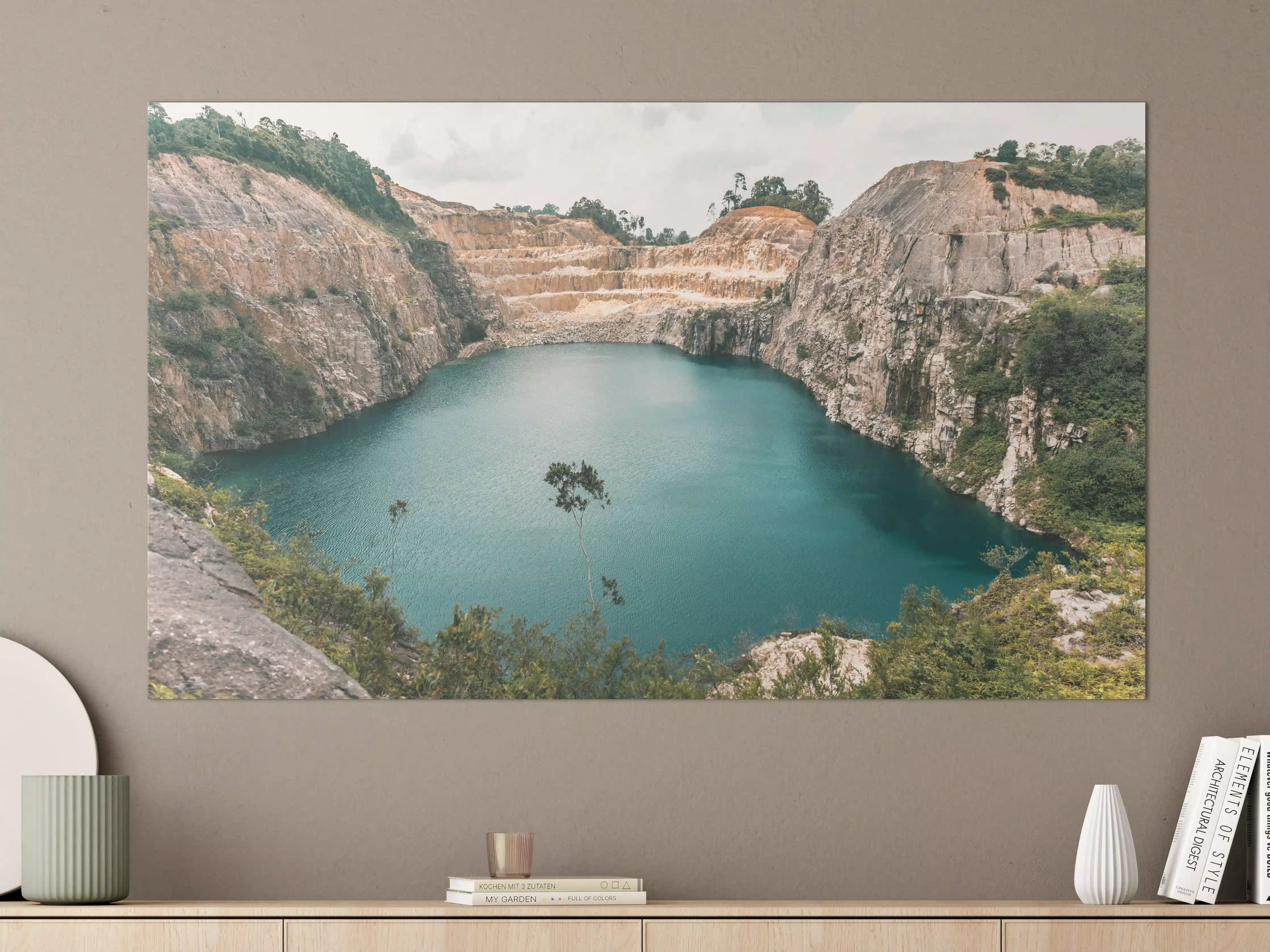 Große Wandbilder - Lagune in Johor Bahru