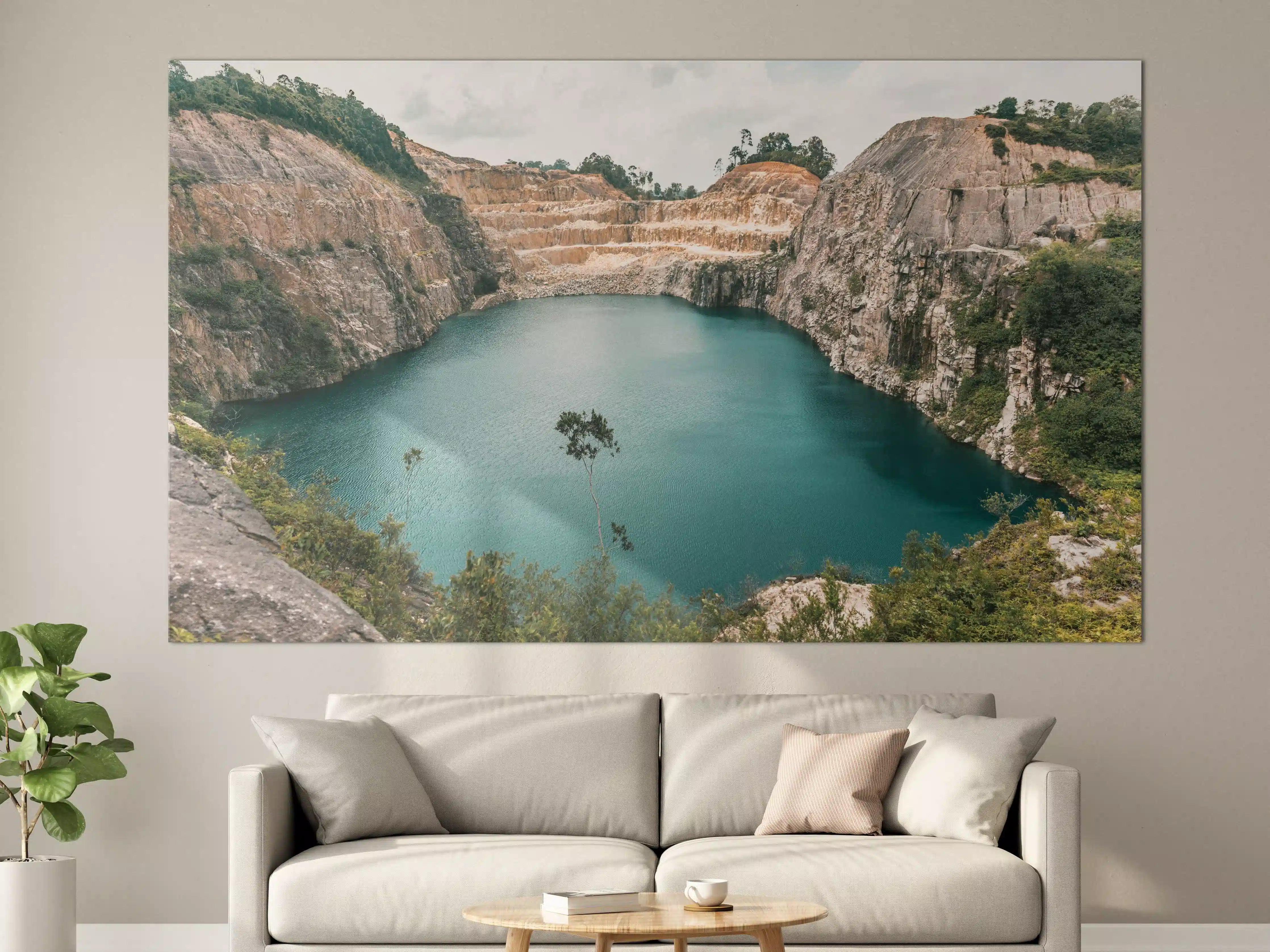 Große Wandbilder - Lagune in Johor Bahru