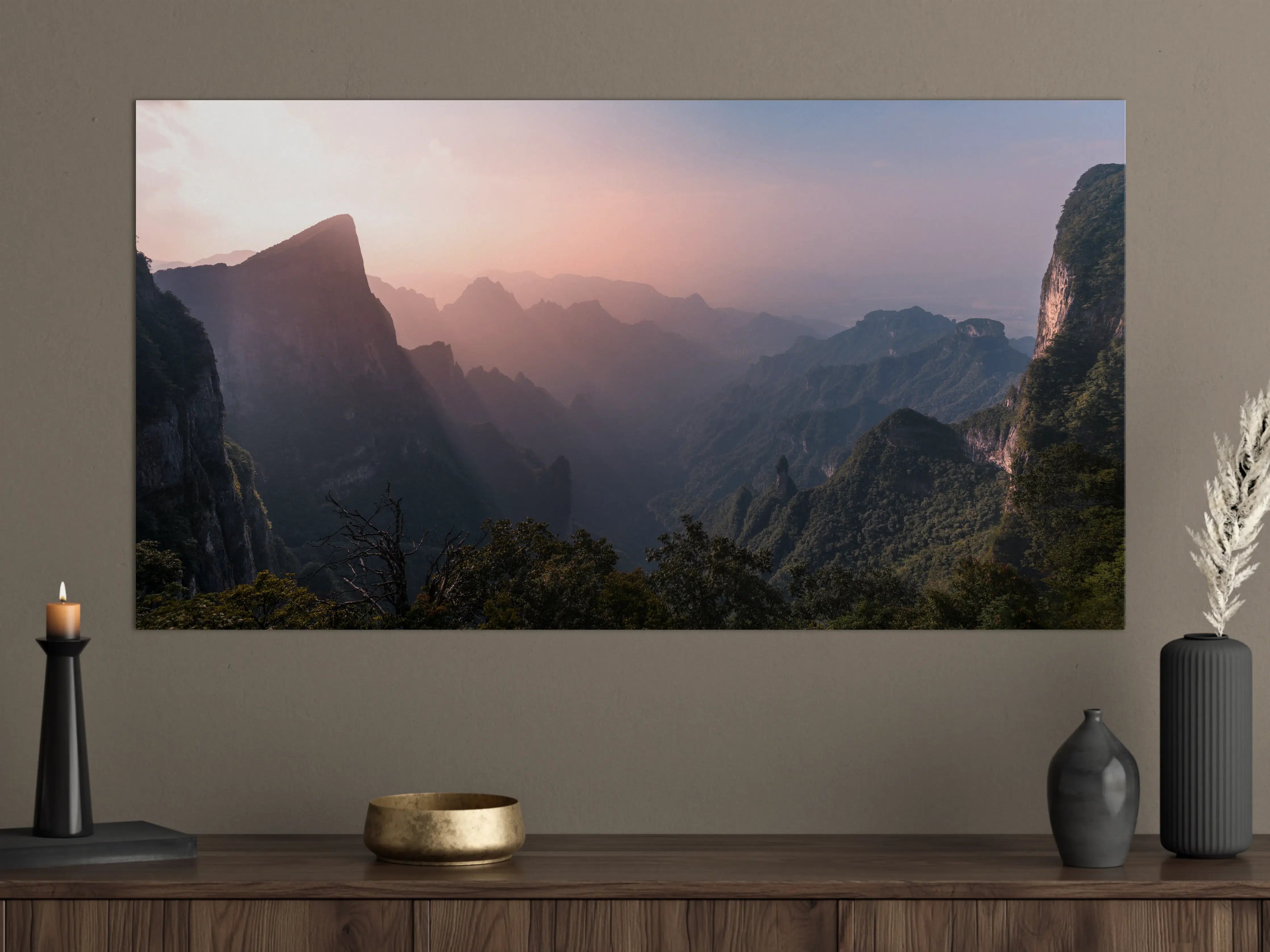 Große Wandbilder - Landschaftsblick - Berg Tianmen