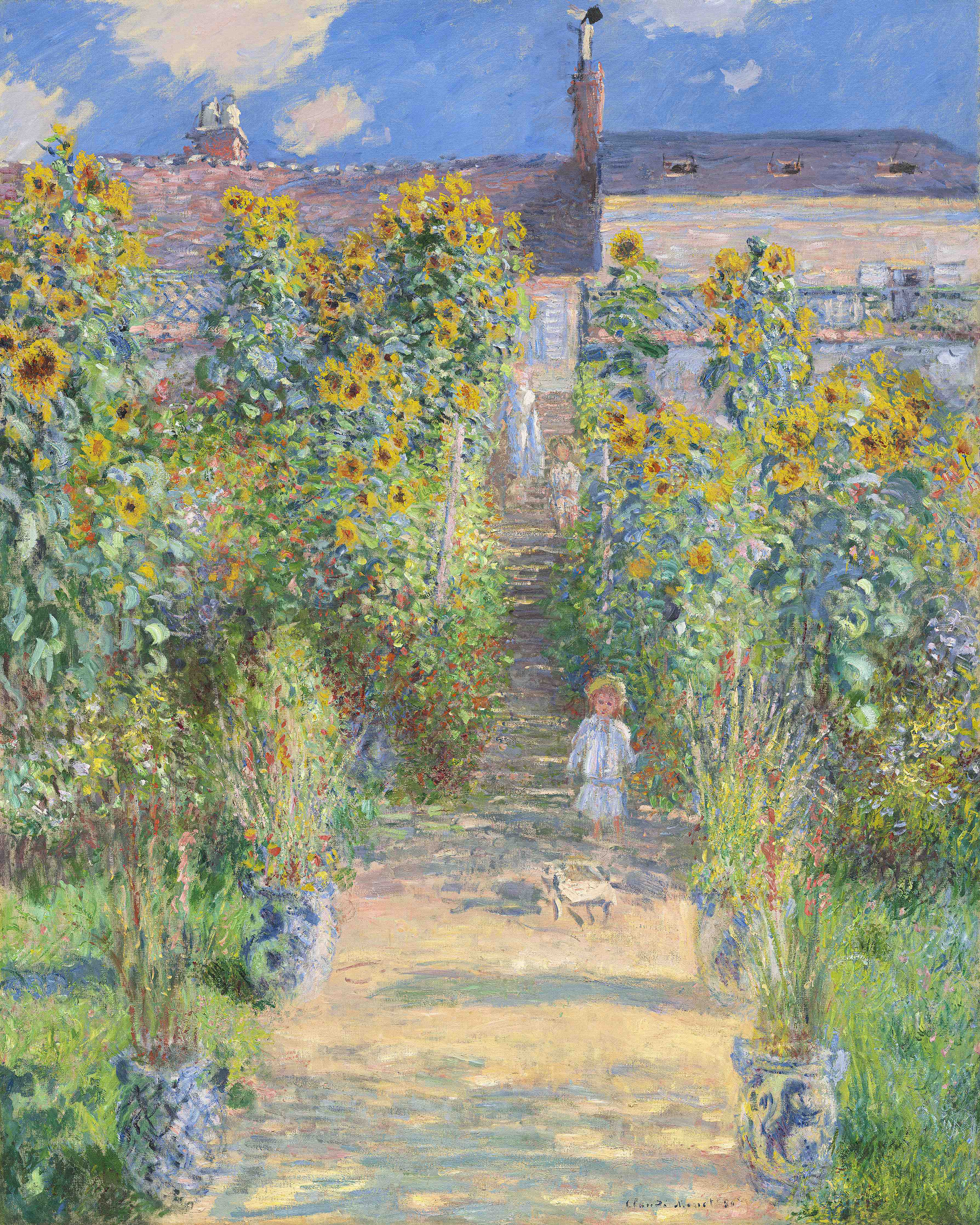 Große Wandbilder-Lebendige Sonnenblumen im Sonnenlicht