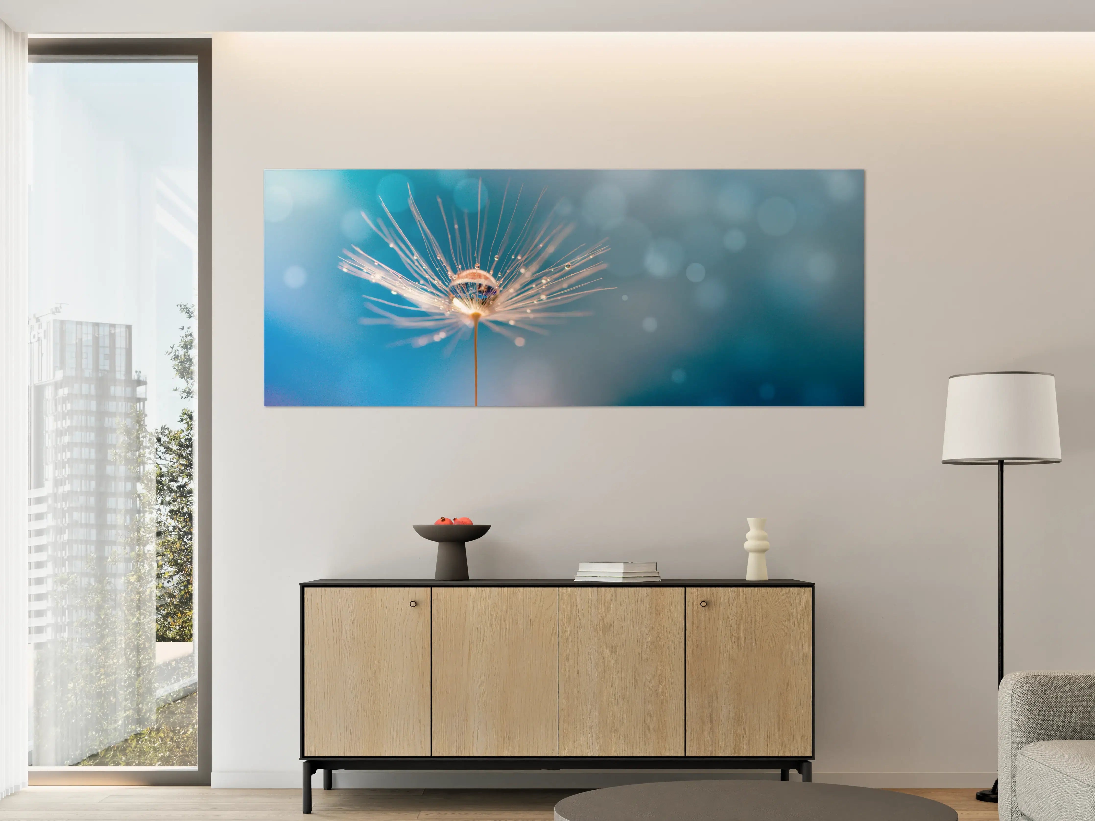 Große Wandbilder - Leuchttropfen im Fokus